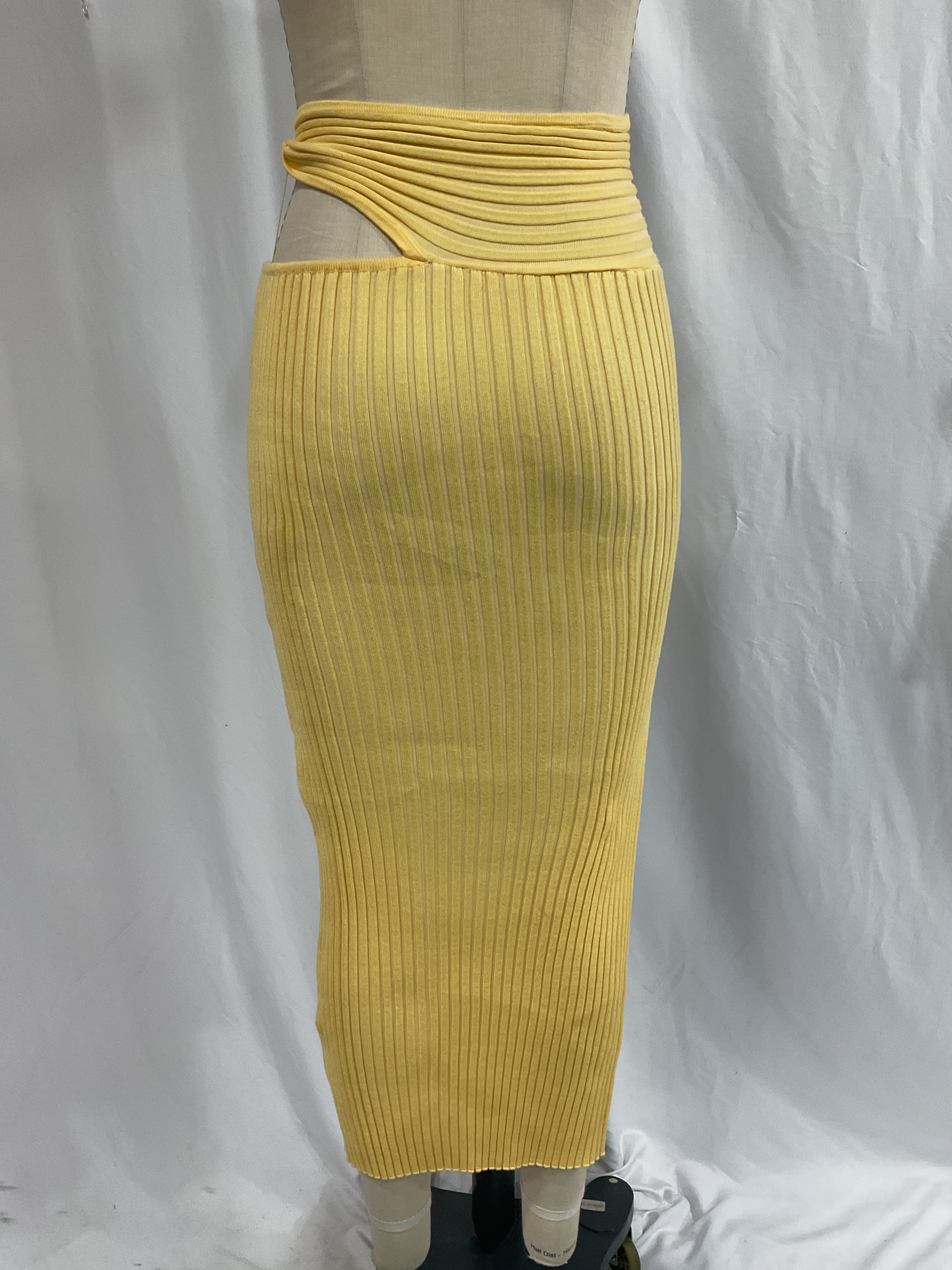 Rythem Knit Skirt In Golden - Image 2