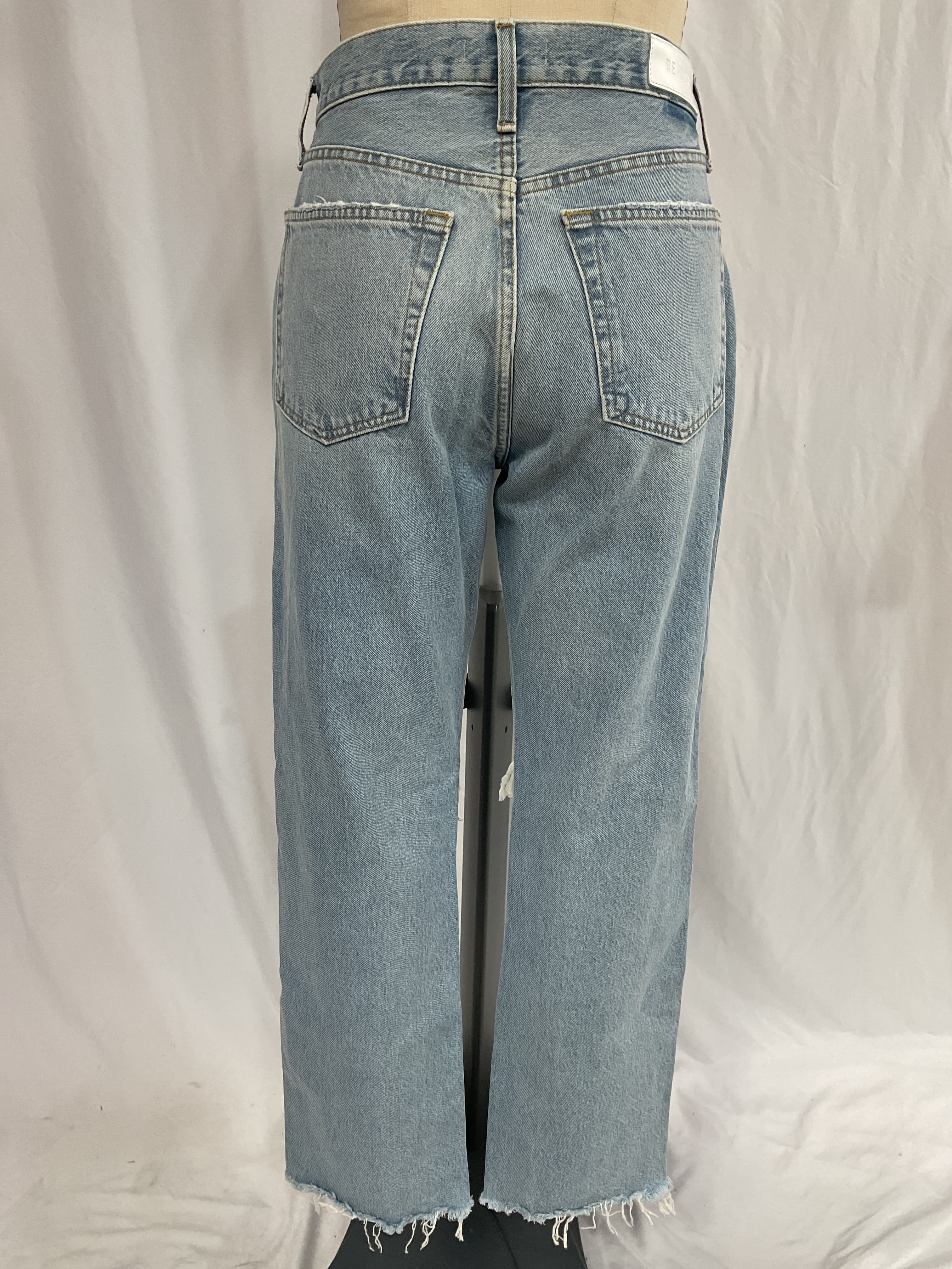 Originals 90s High Rise Loose In Breezy Indigo With Rips - Image 4