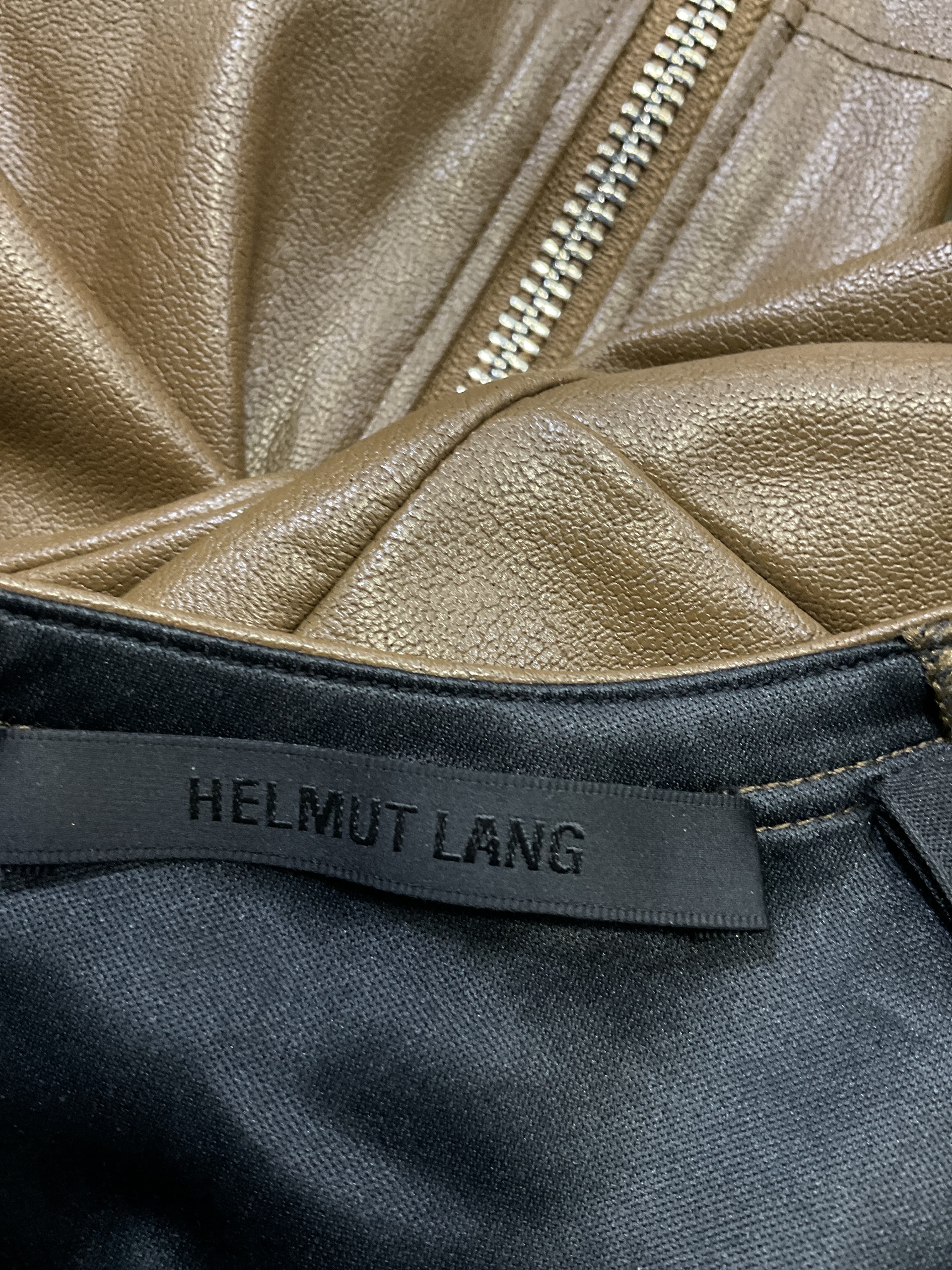 Faux-Leather Fitted T-Shirt - Image 4