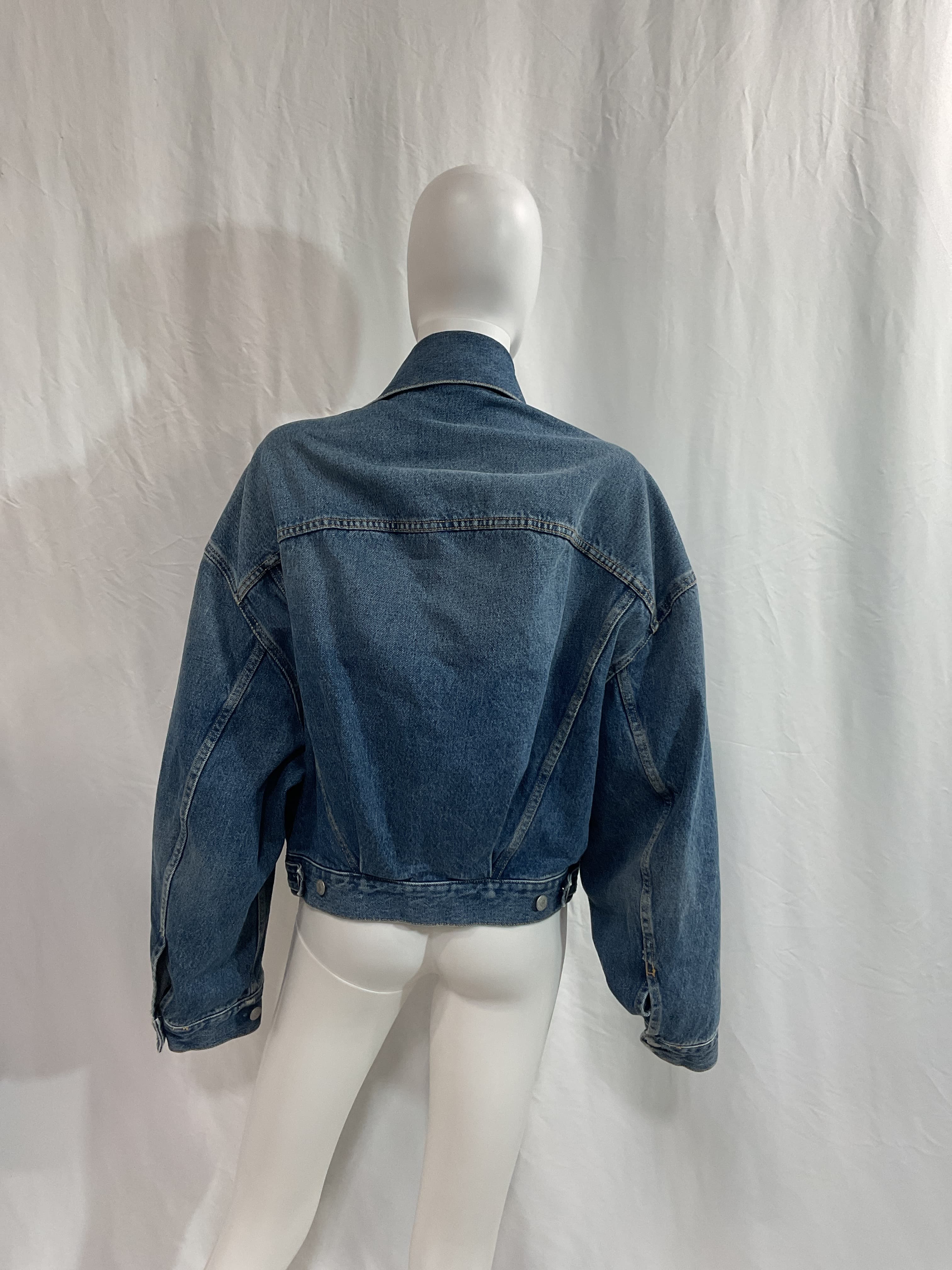Loose Fit Denim Jacket - Image 2