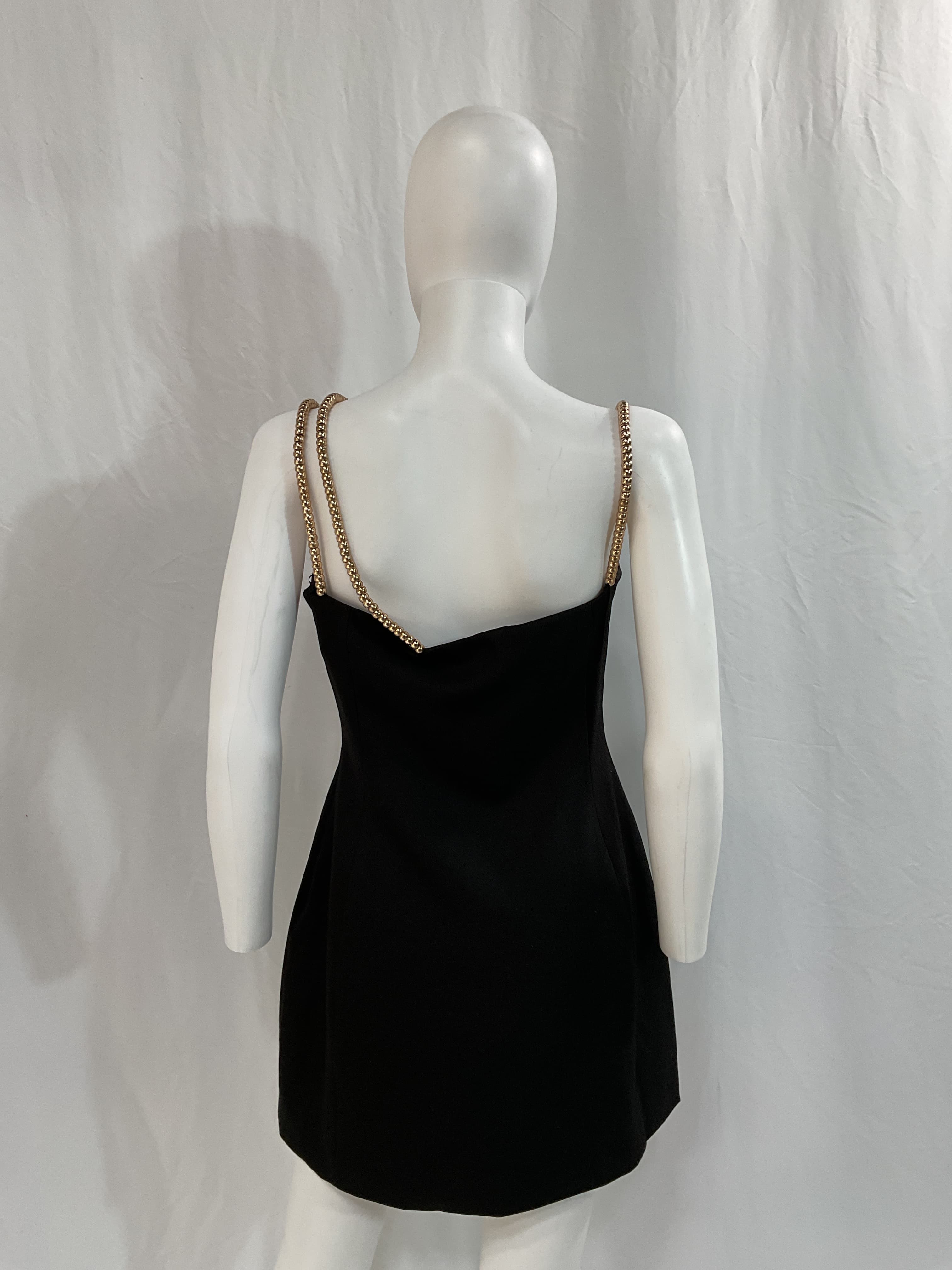 Zoei Mini Dress In Black - Image 3