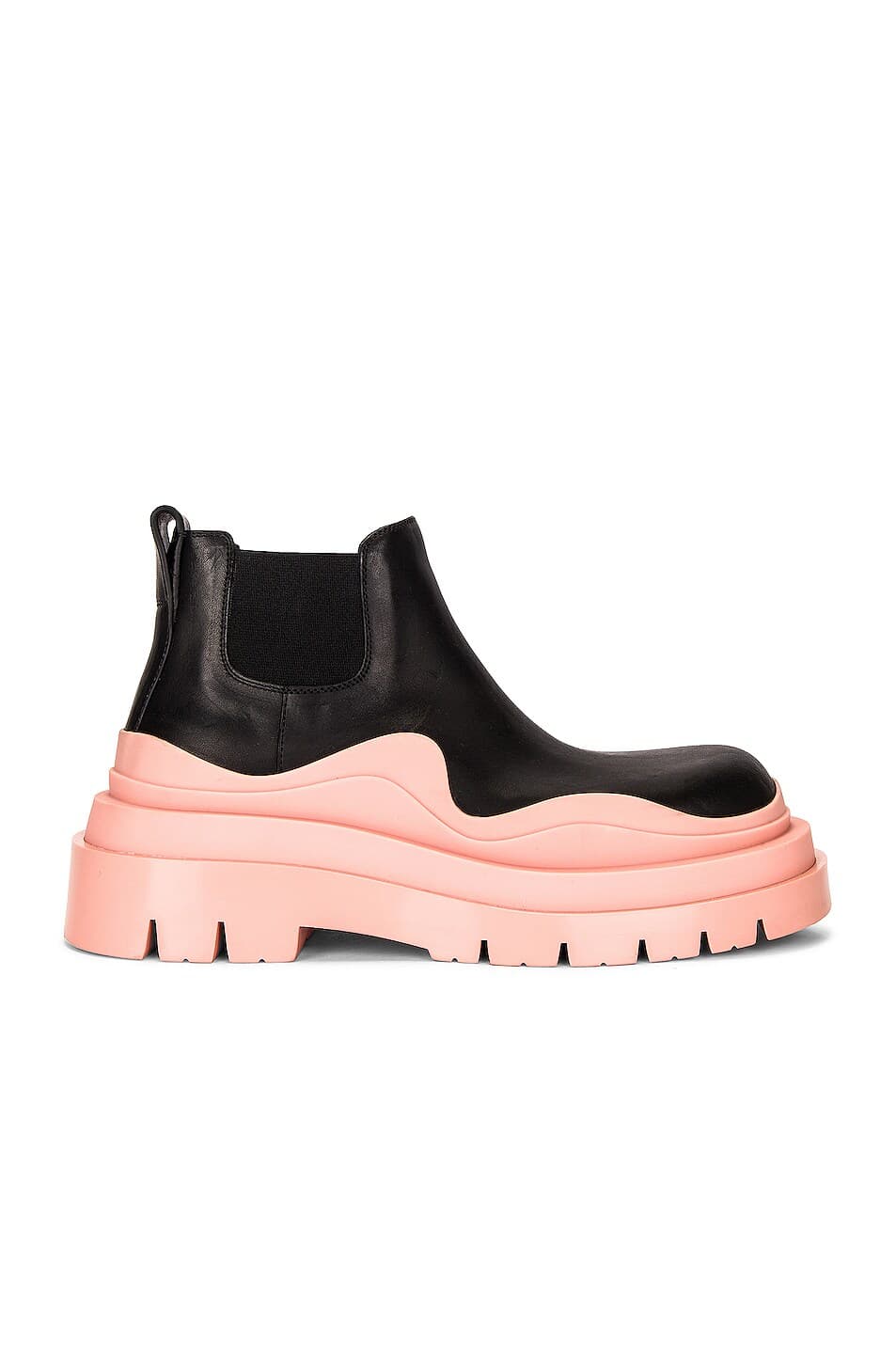 The Tire Ankle Boots In Black & Peachy & Transparent - Image 1
