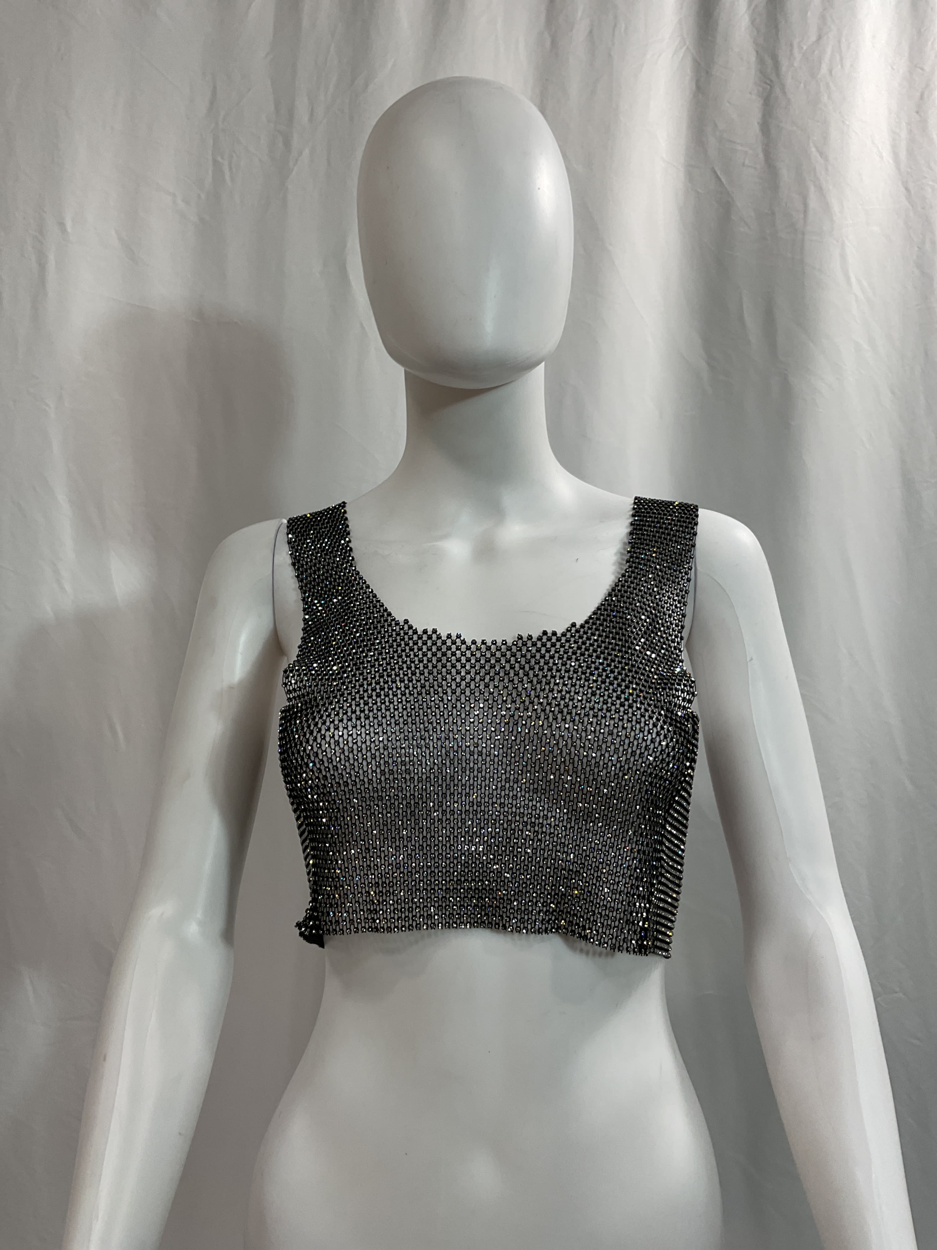 Crop Top In Black - Image 3