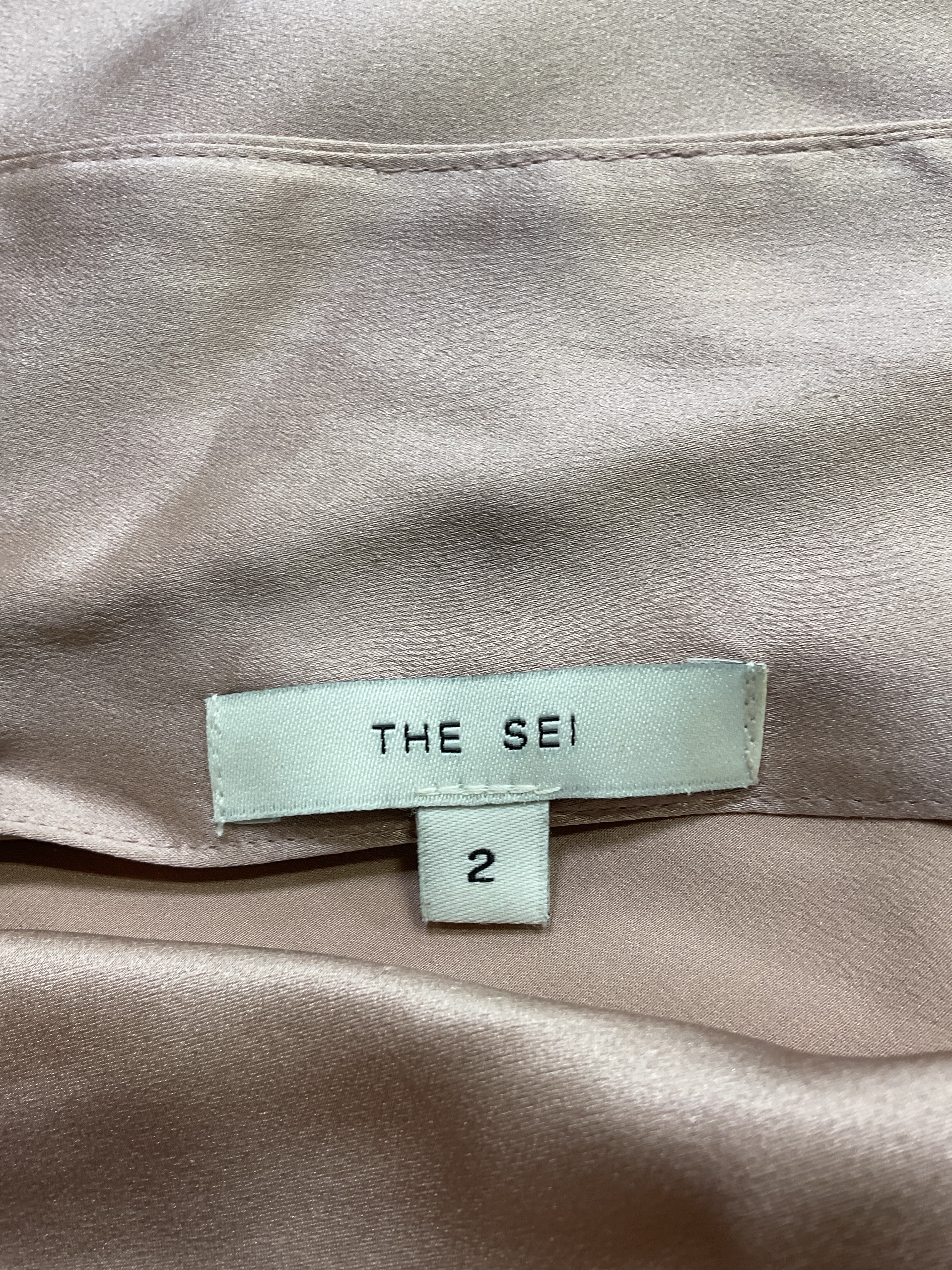 The Sei For Fwrd Asymmetrical Cowl Top In Shell - Image 2