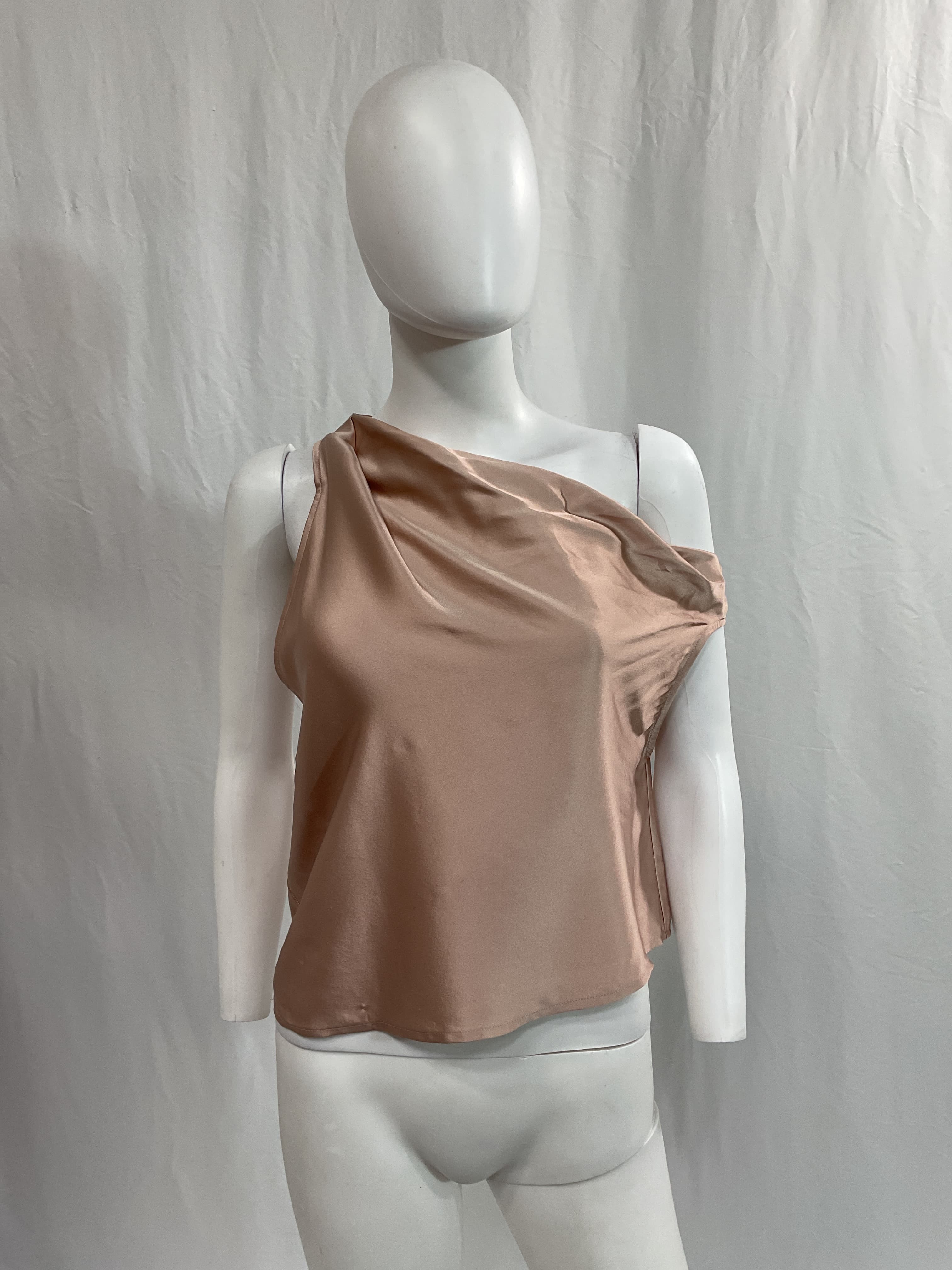 The Sei For Fwrd Asymmetrical Cowl Top In Shell - Image 3