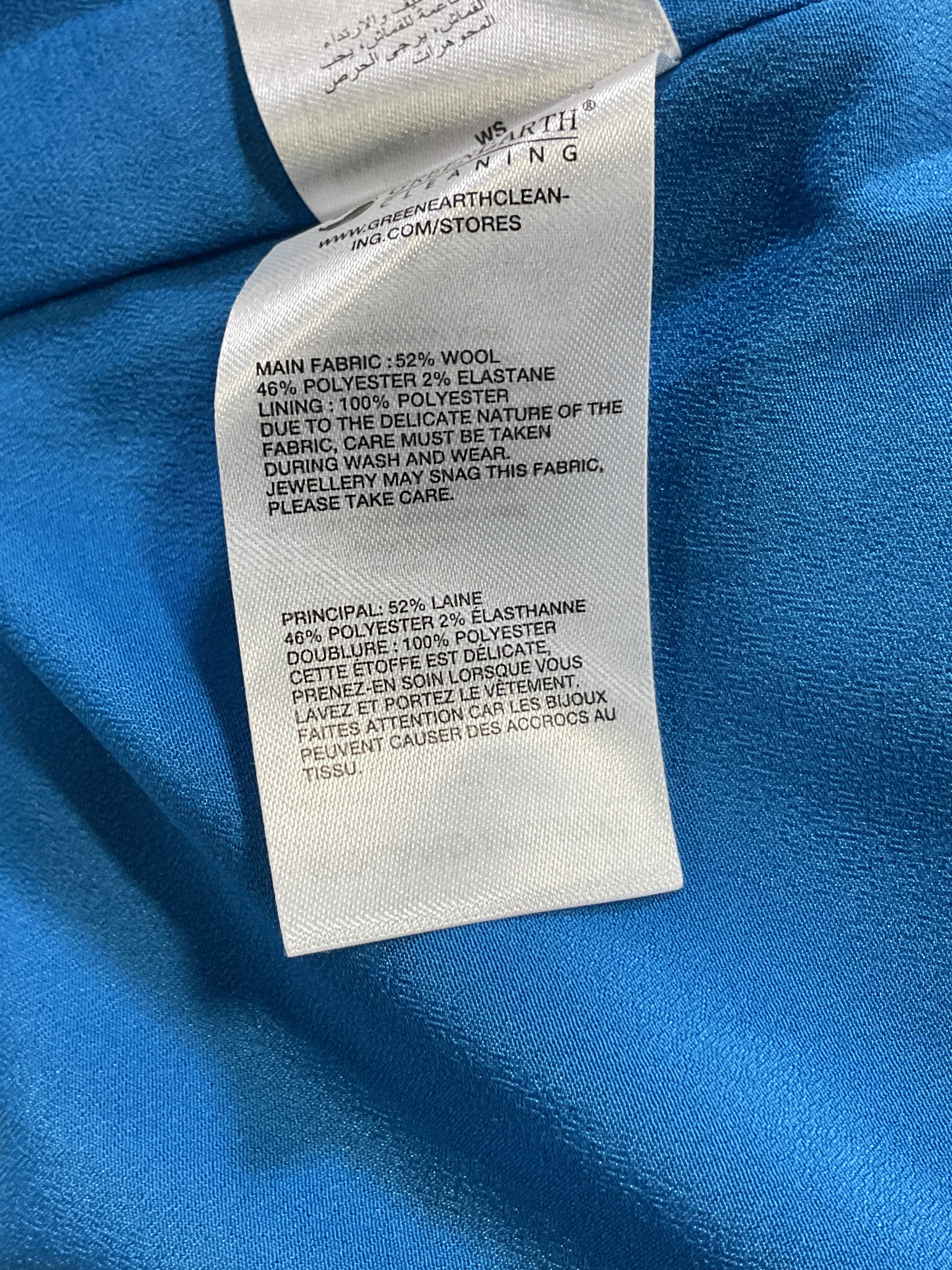 Structured Jacket Dress In Blue - Image 3