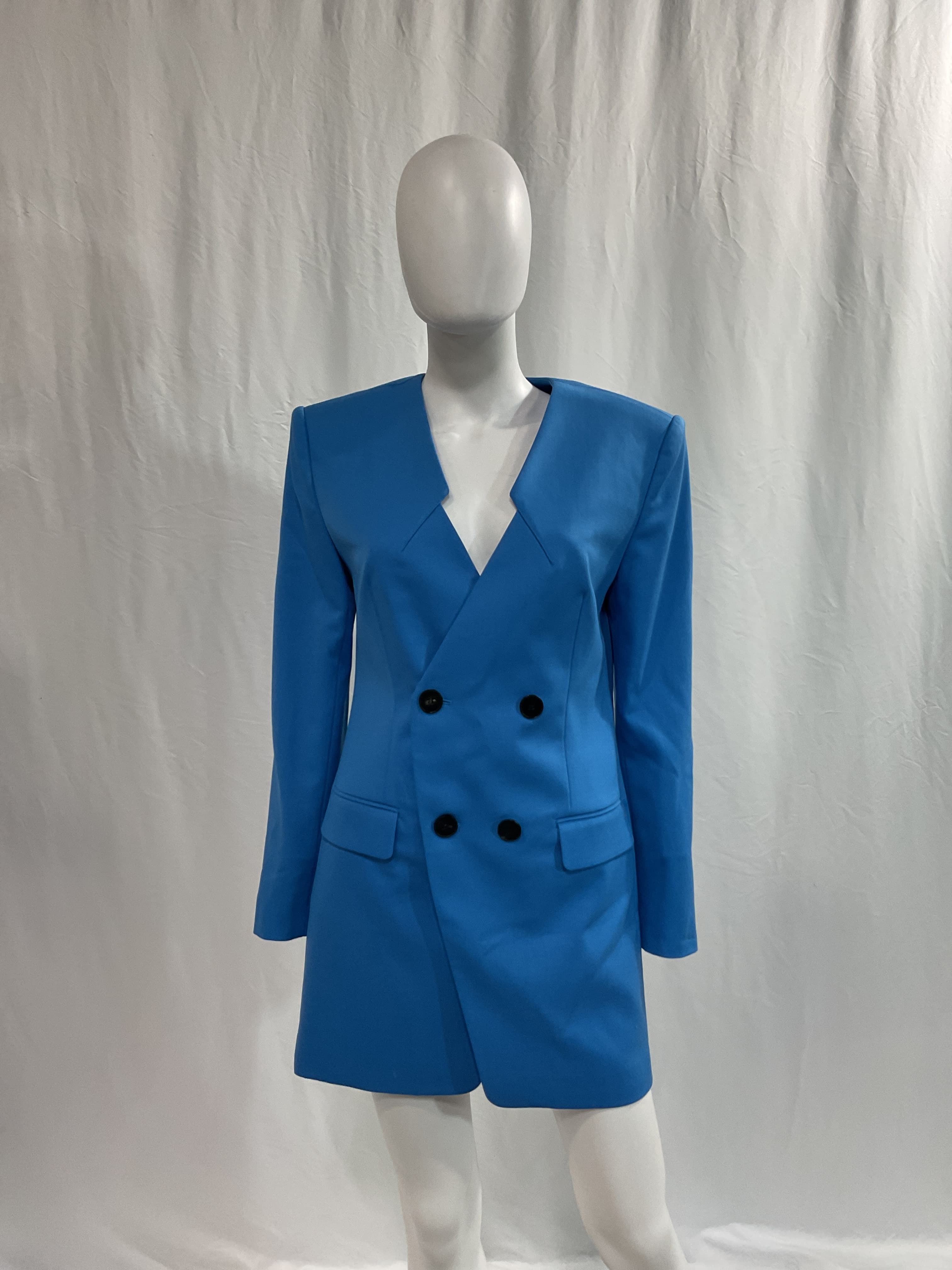 Structured Jacket Dress In Blue - Image 2