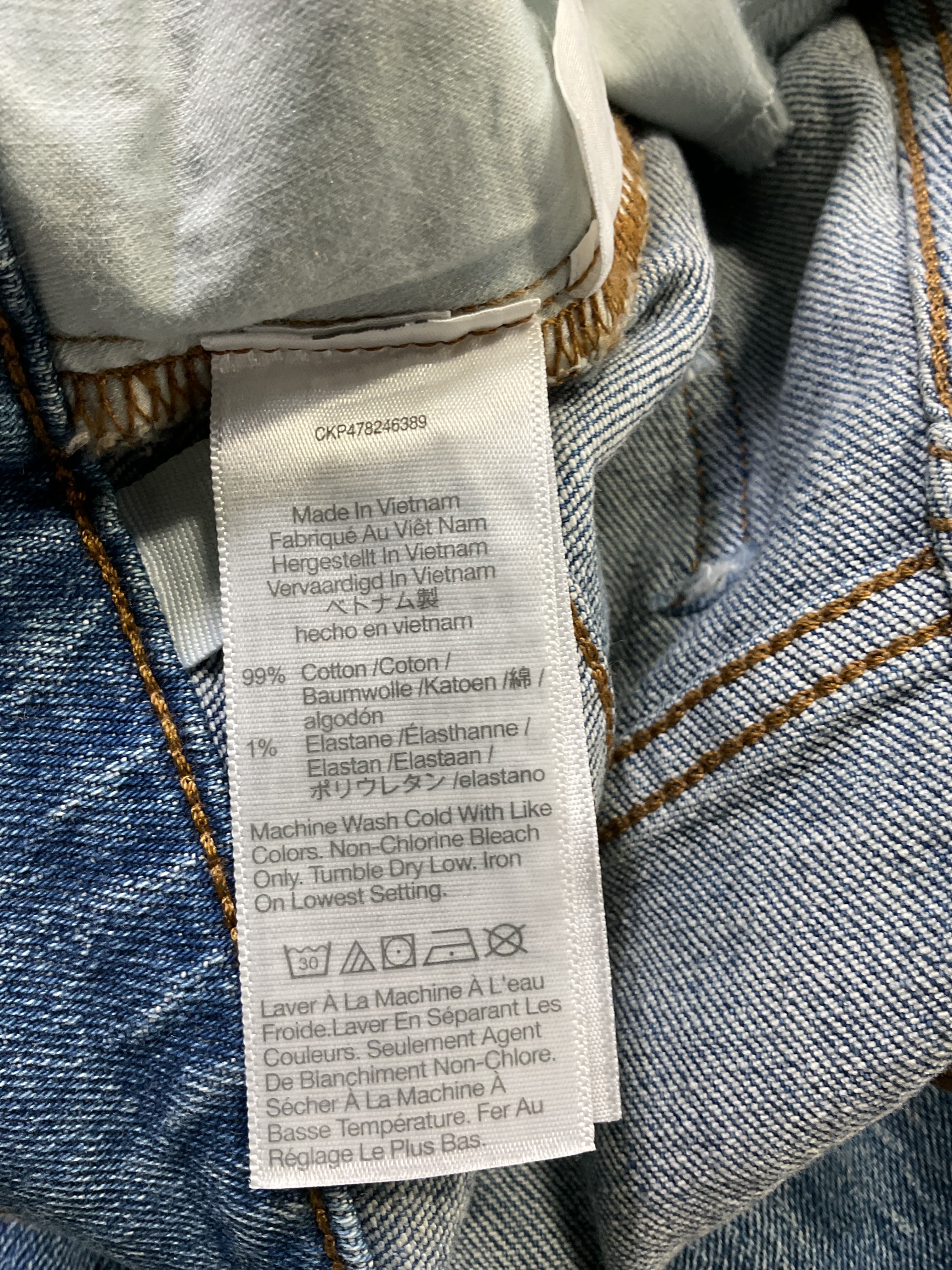 Drop The Rhinestone '90s Straight Jeans - Image 3