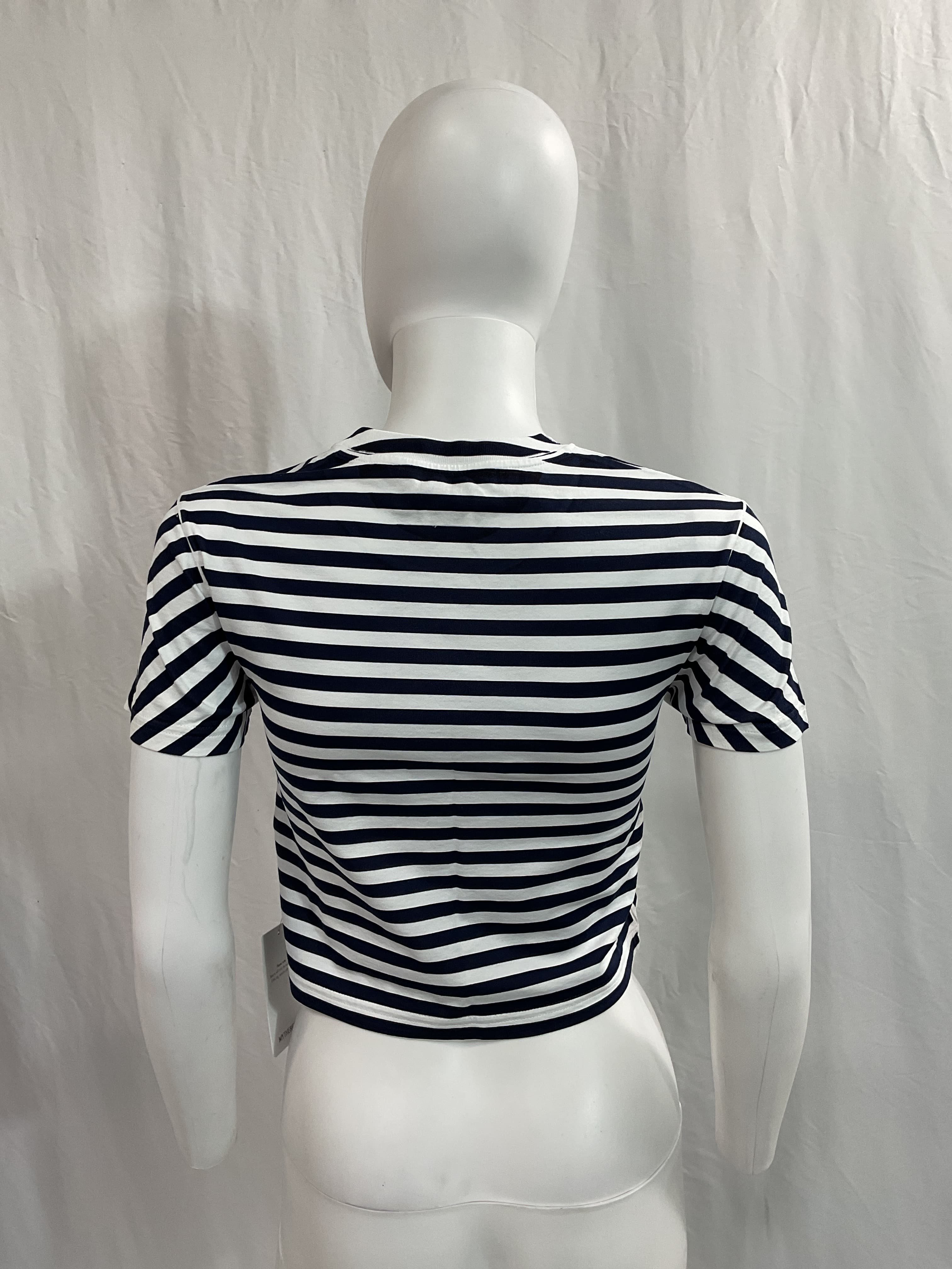 Logo Striped Cotton Jersey T-Shirt - Image 3