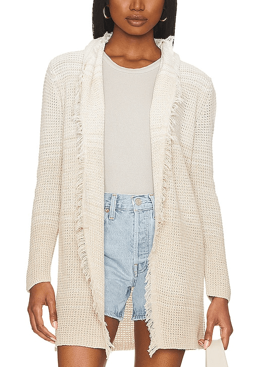 Jupiter Cardigan In Sand - Image 1