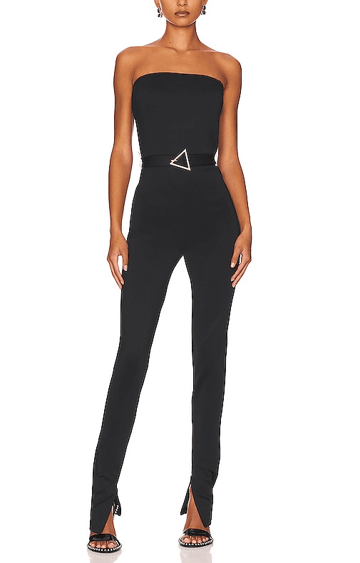 Amanda Uprichard X Revolve Floyd Jumpsuit In Black - Image 1