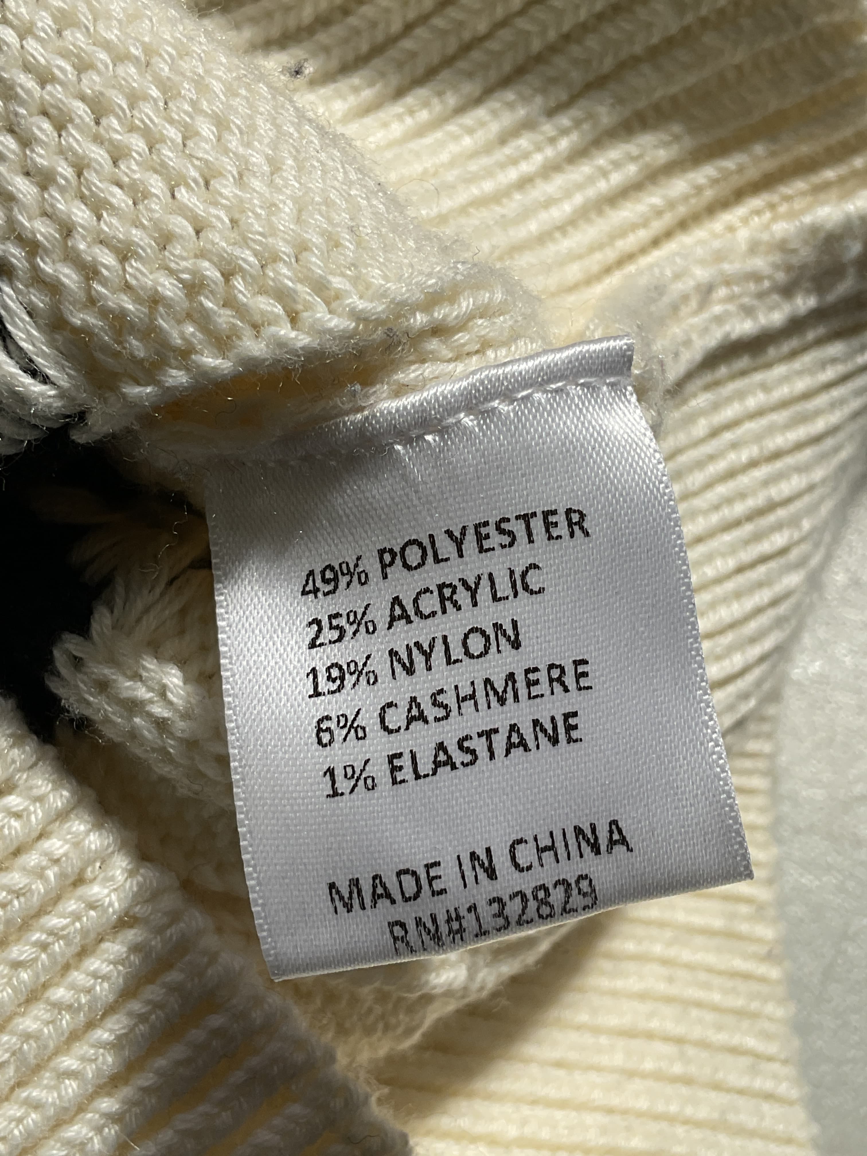 Evran Check Sweater In White & Black - Image 2
