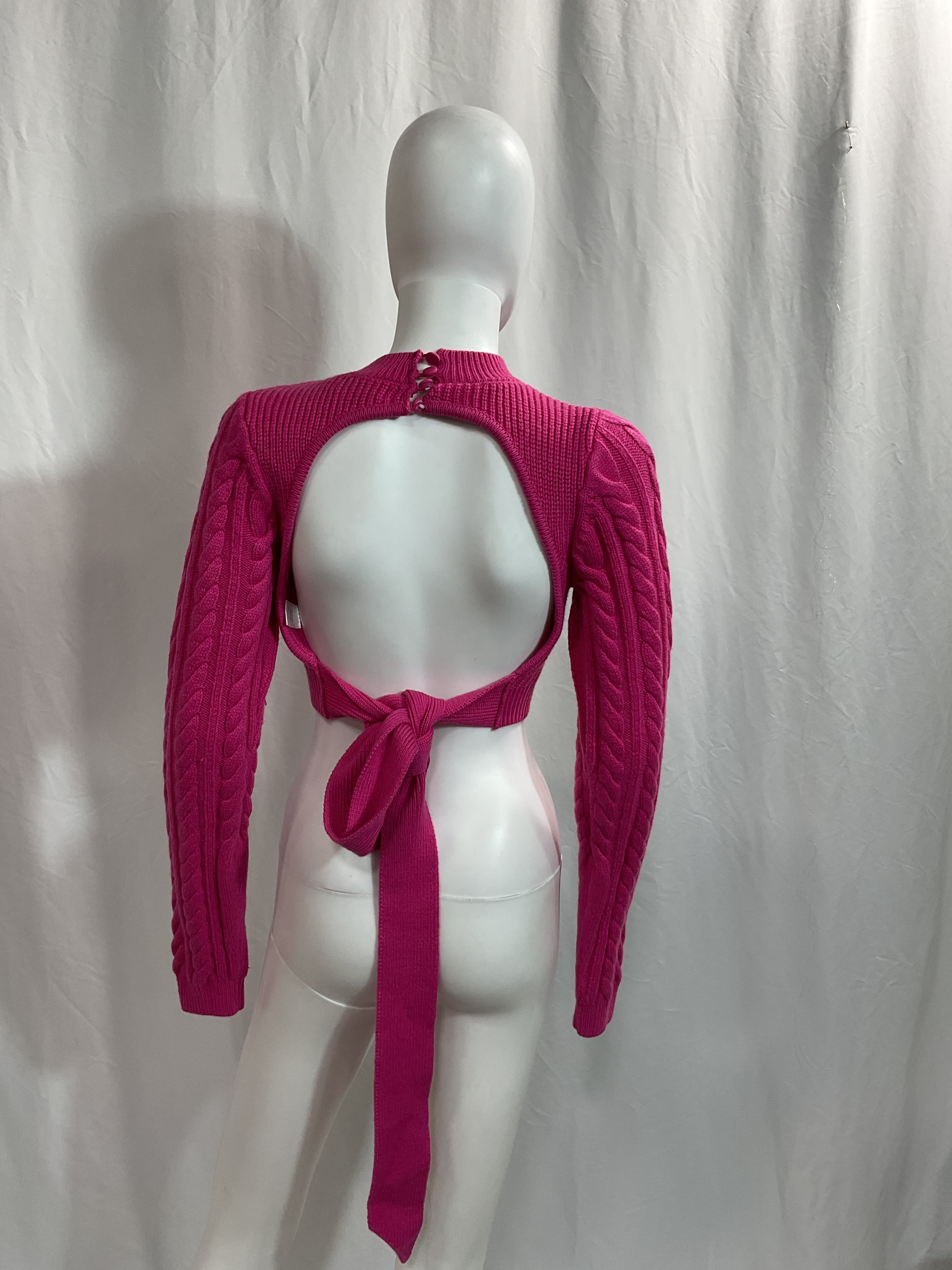 Etienne Cropped Cable Knit - Image 3