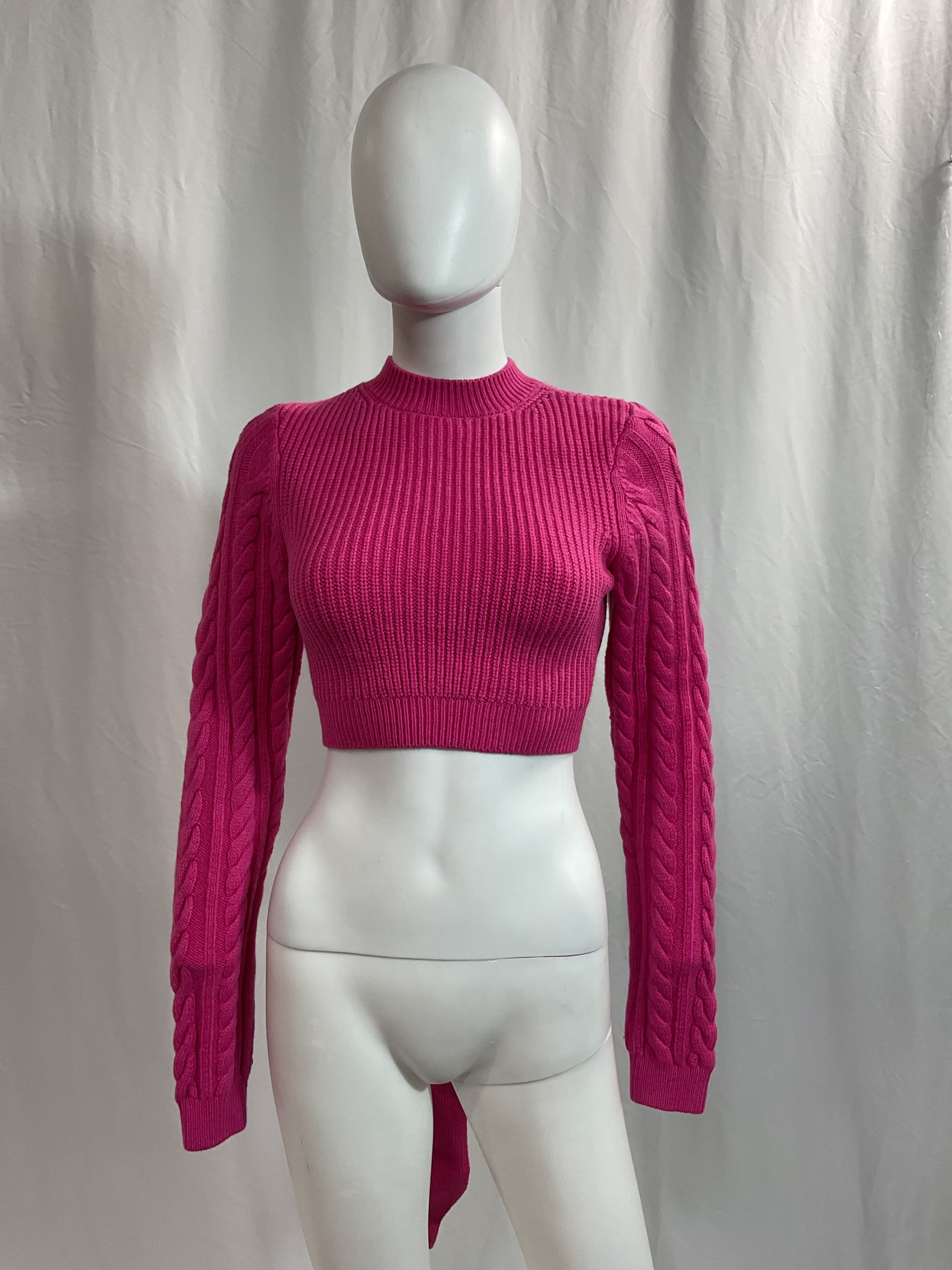 Etienne Cropped Cable Knit - Image 4