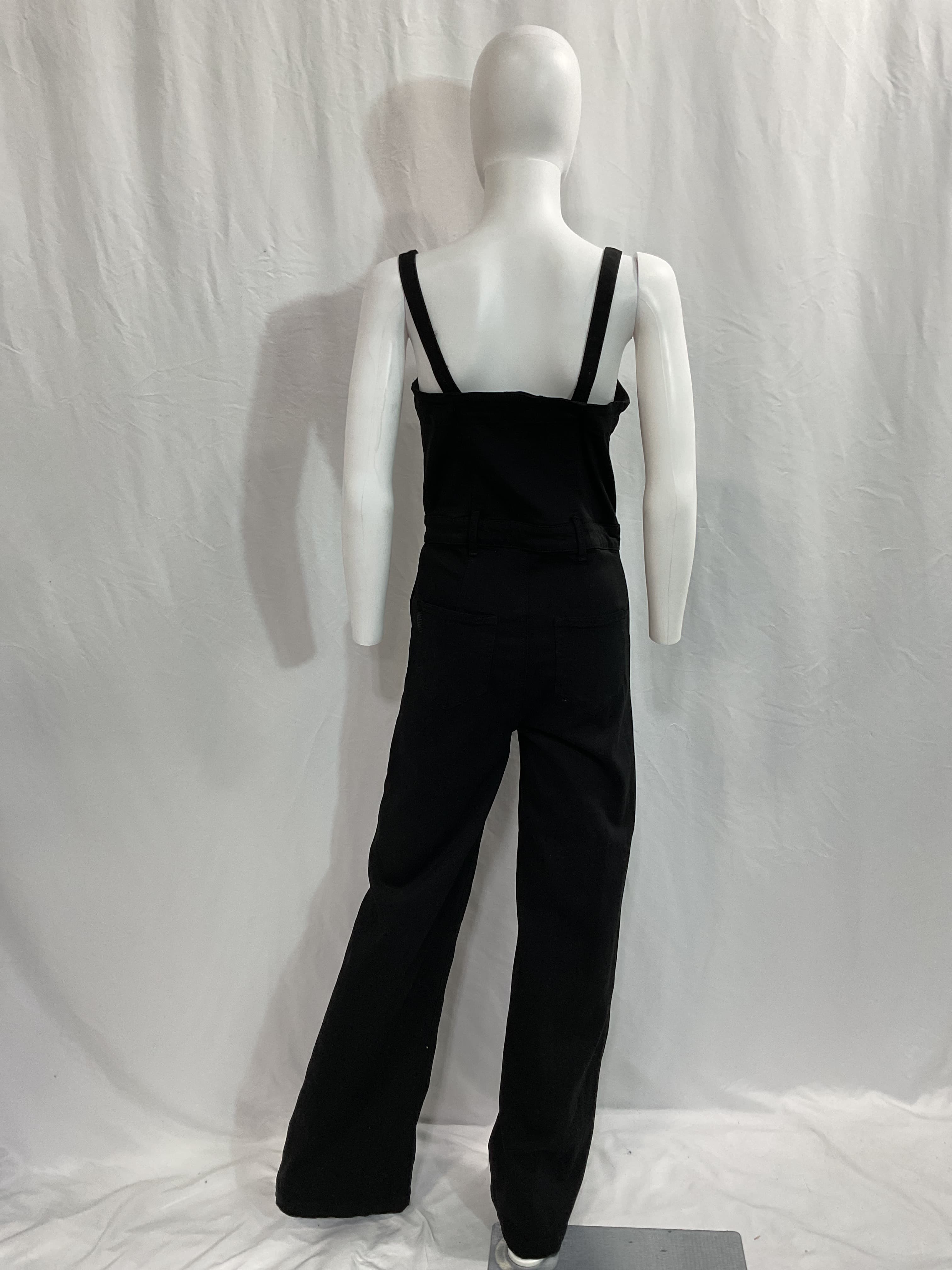 Leenah Jumpsuit In Black Shadow - Image 2