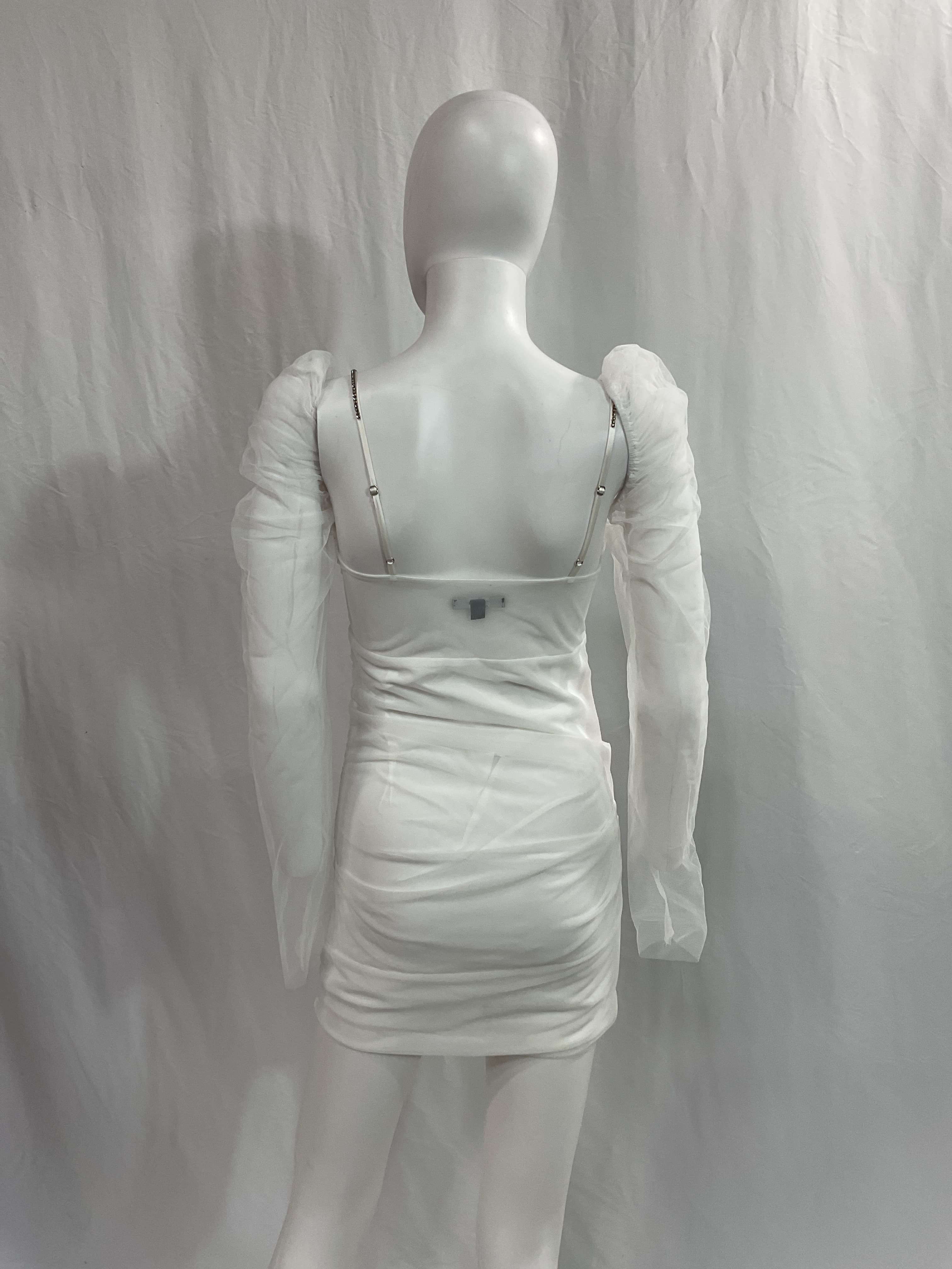 Jean Dress In Blanc - Image 4