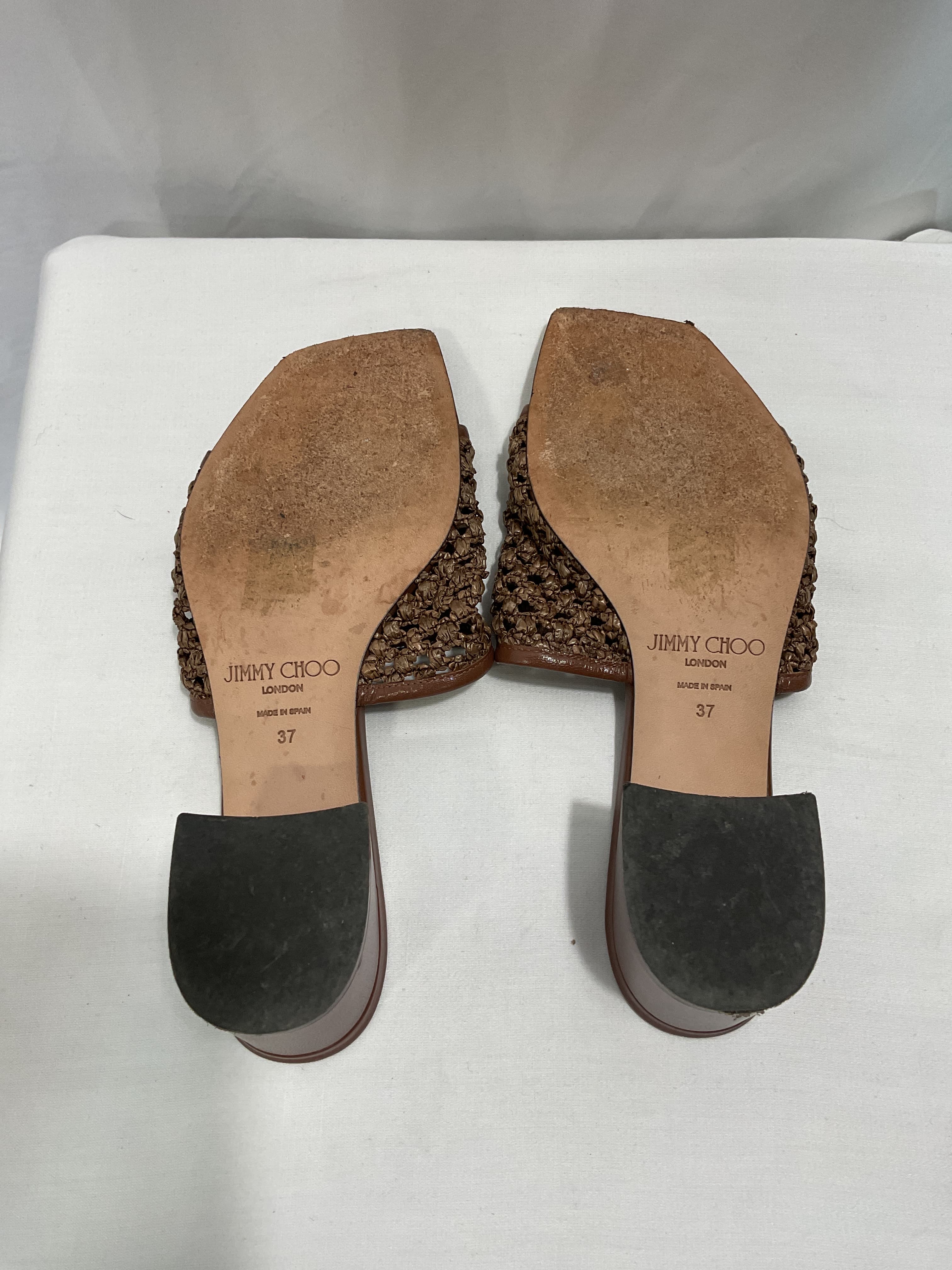 Themis 45mm Woven Raffia Sandals - Image 3