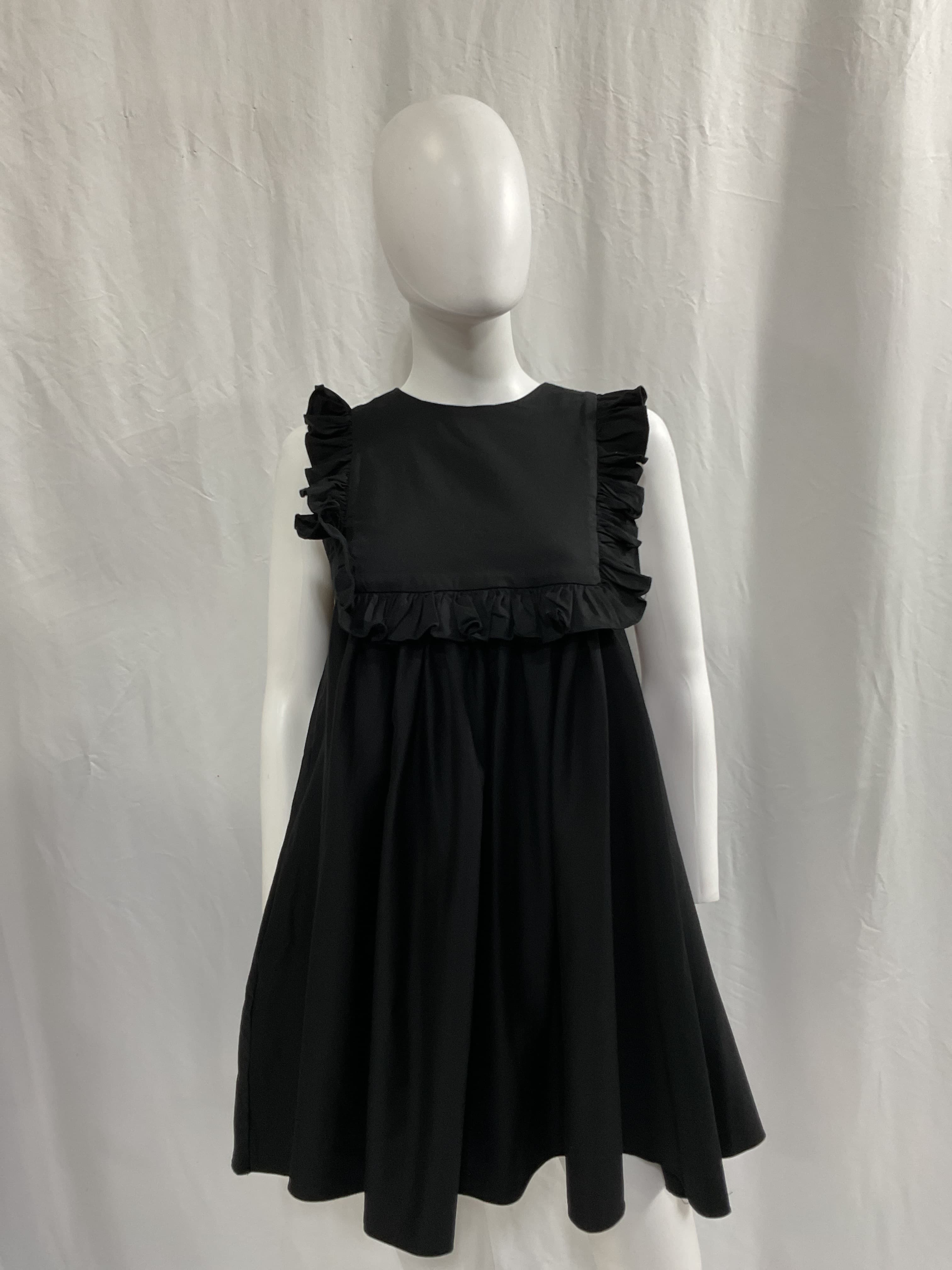 Kika Vargas Ssense Exclusive Black Madeline Mini Dress - Image 3