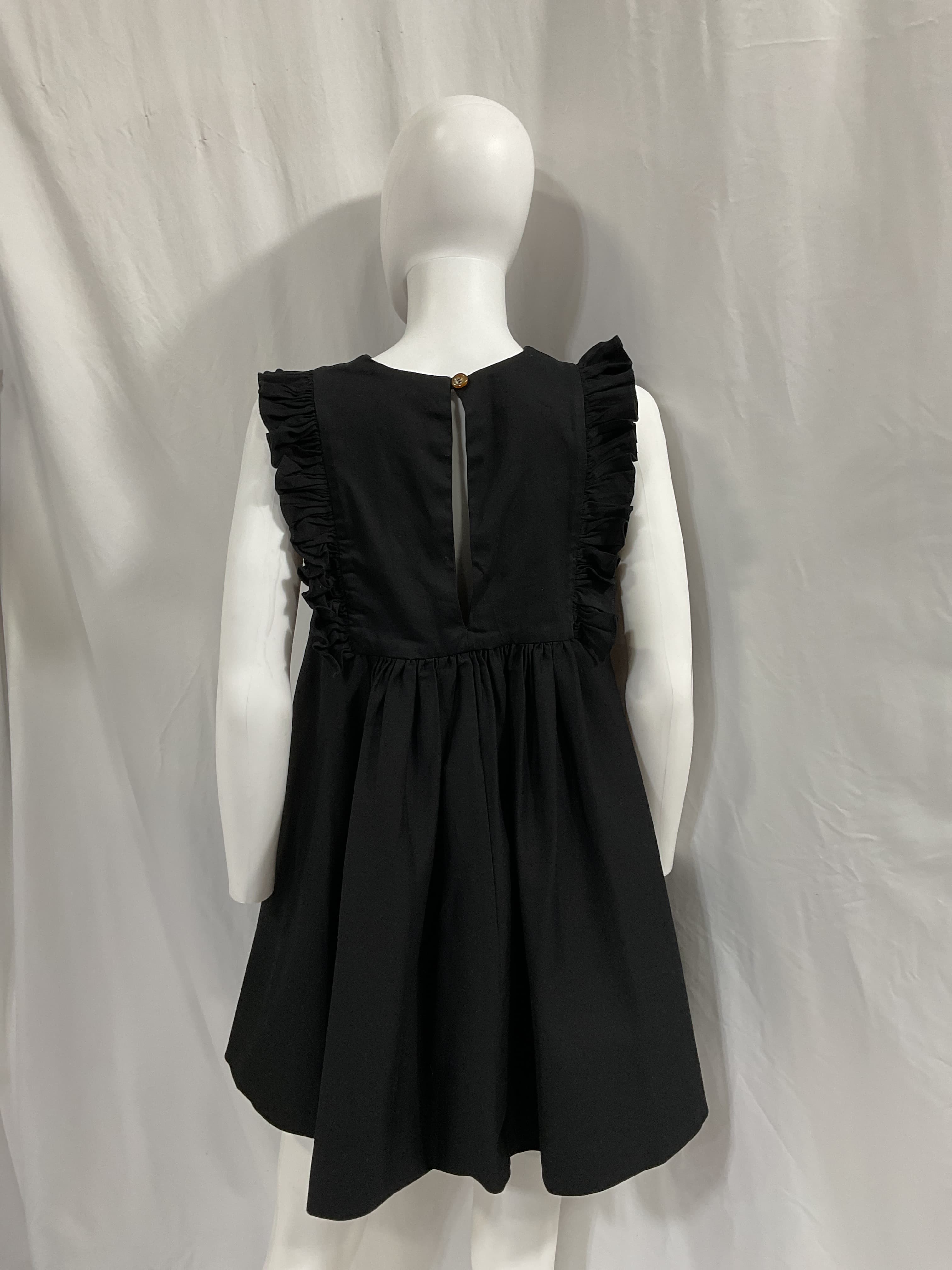 Kika Vargas Ssense Exclusive Black Madeline Mini Dress - Image 4