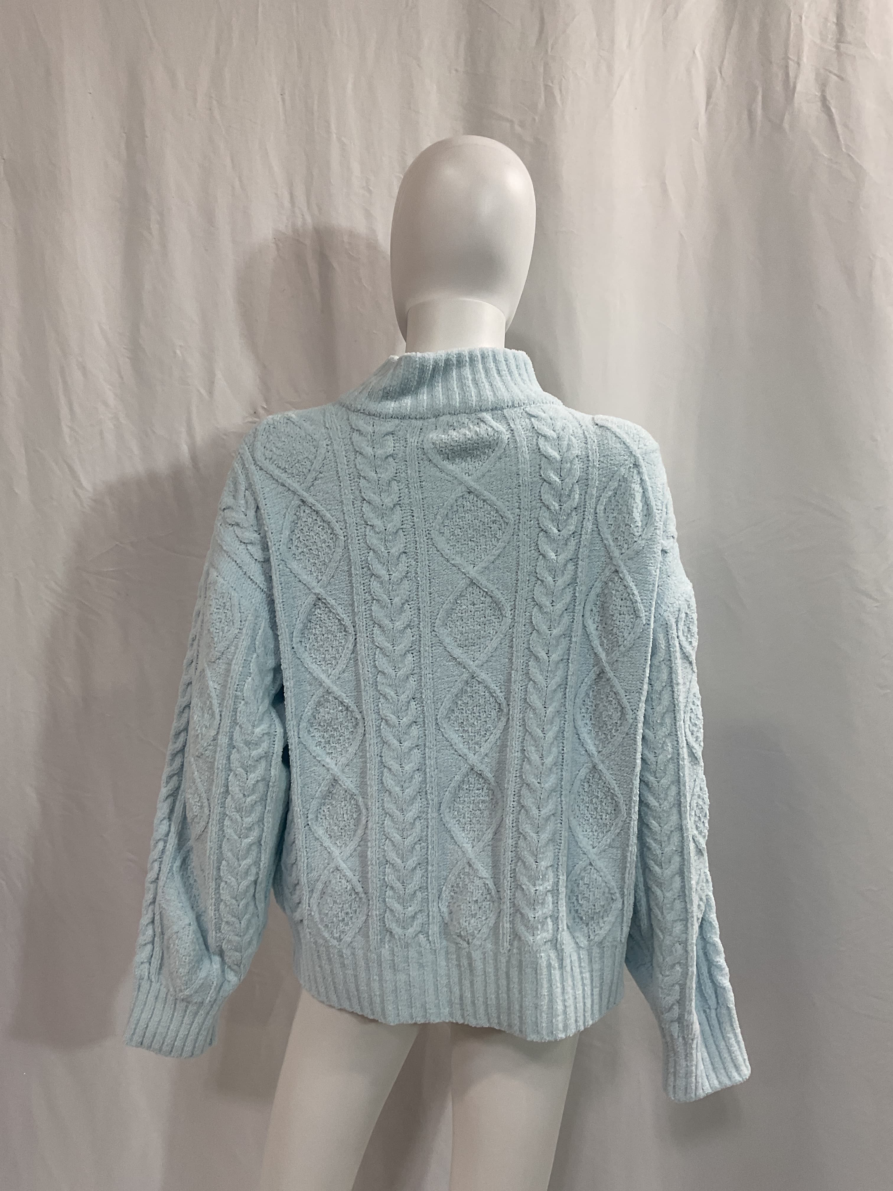 Cable Crew Long Sleeve Sweater - Image 3