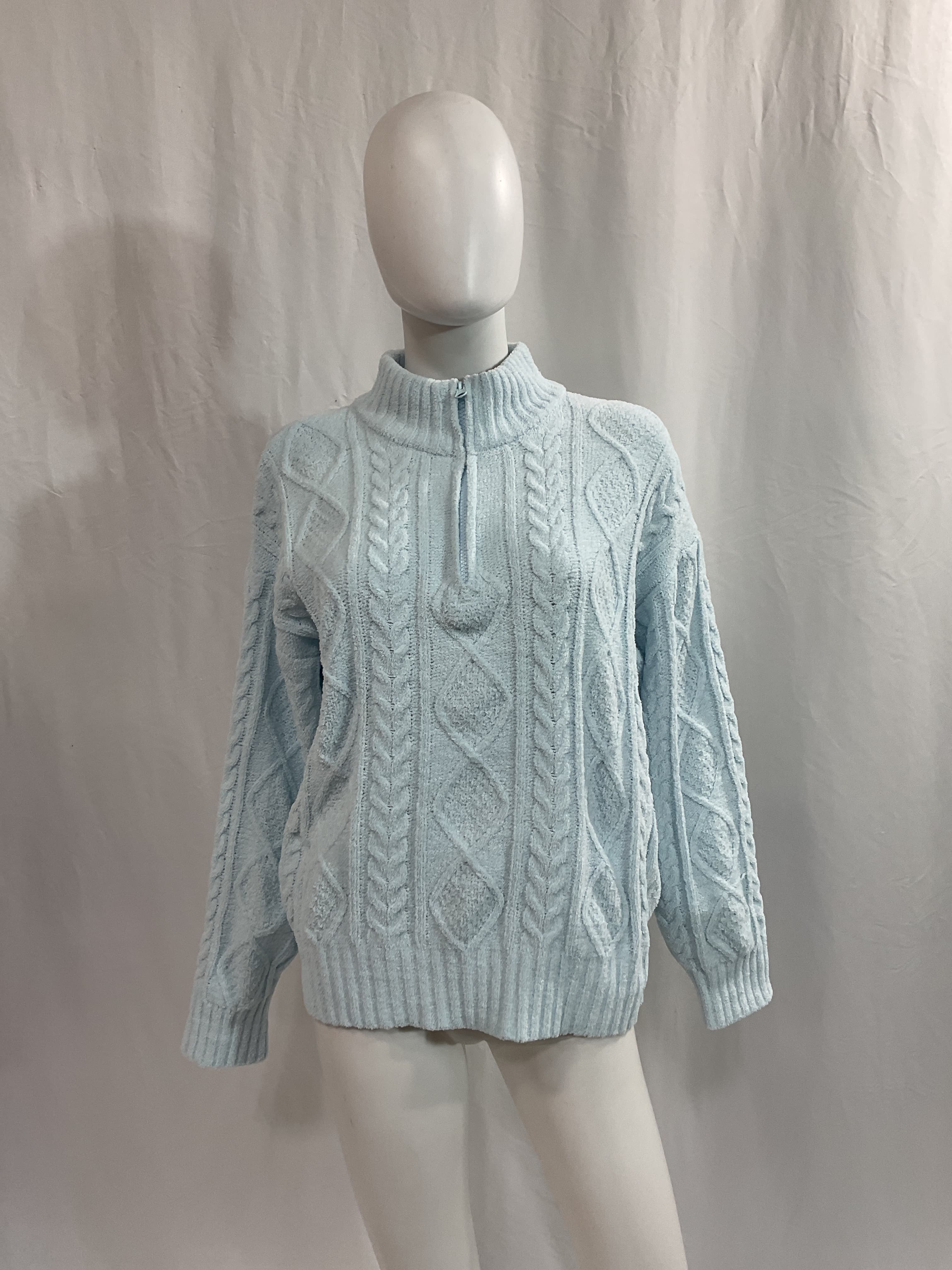 Cable Crew Long Sleeve Sweater - Image 4