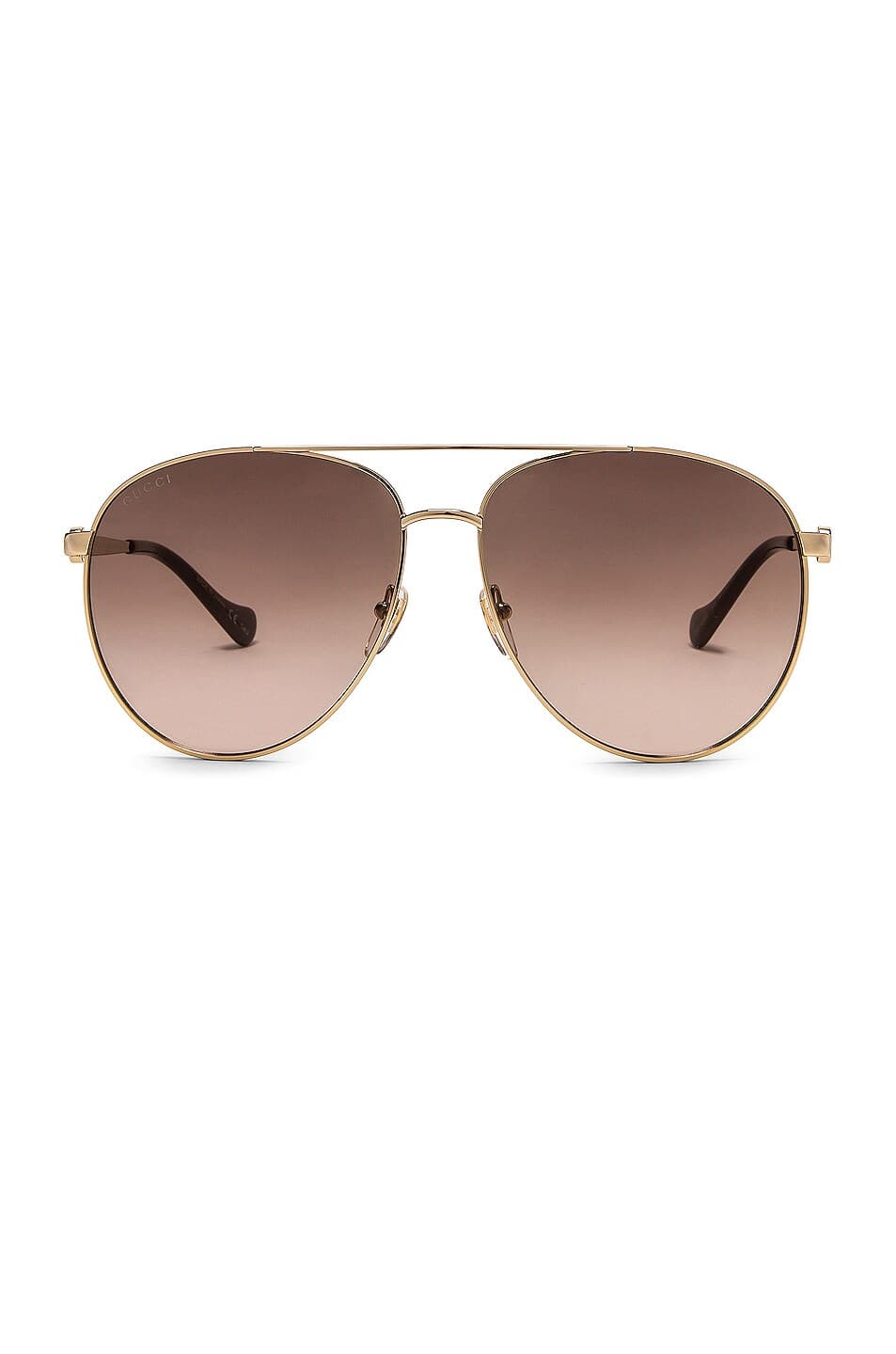 Aviator Sunglasses In Gold - Image 1