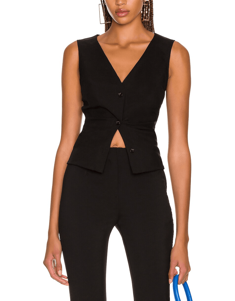 Le Gilet De Costume In Black - Image 1