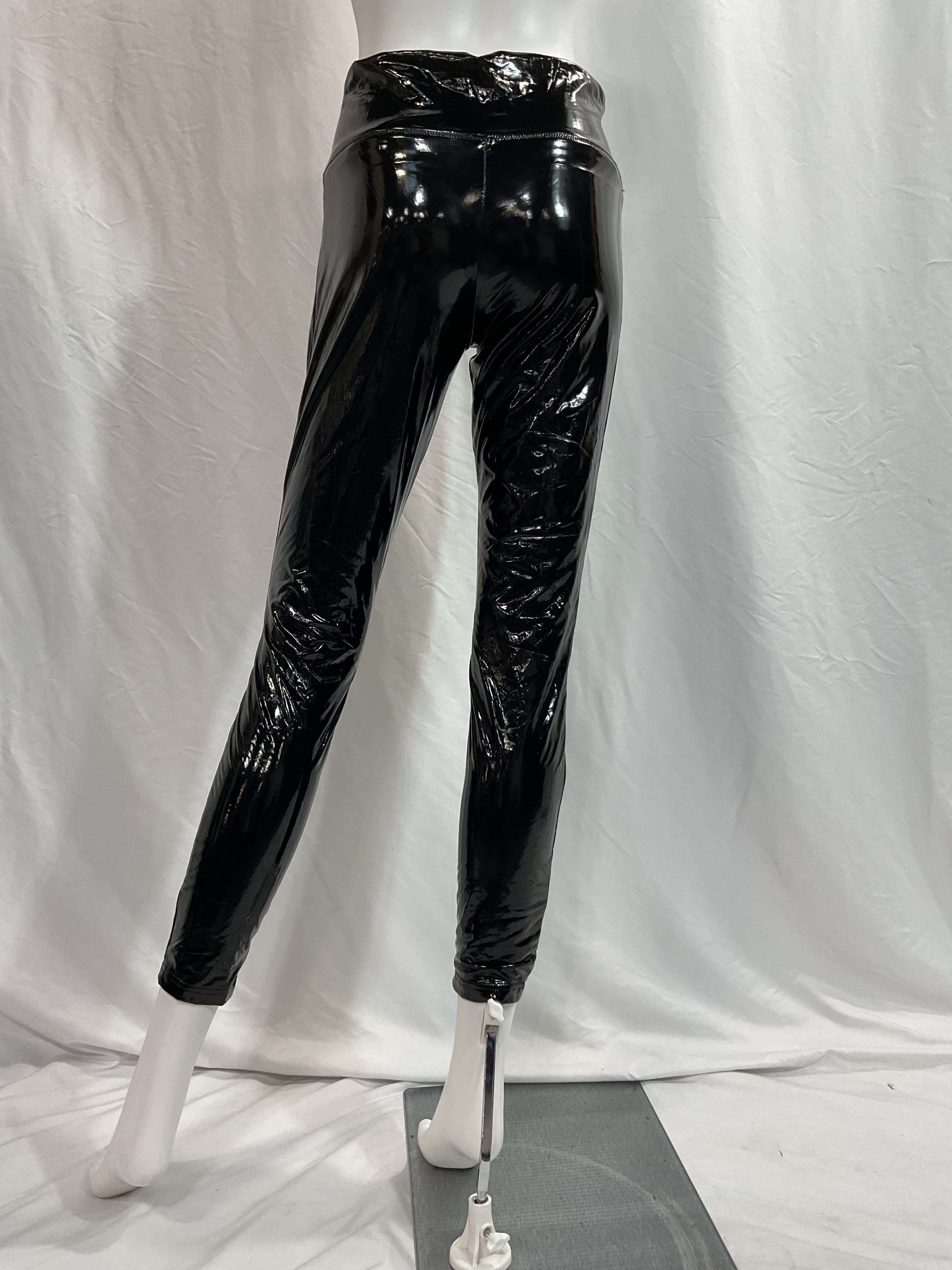 Women's Cora Shine High Waist Faux Leather Leggings - Image 4