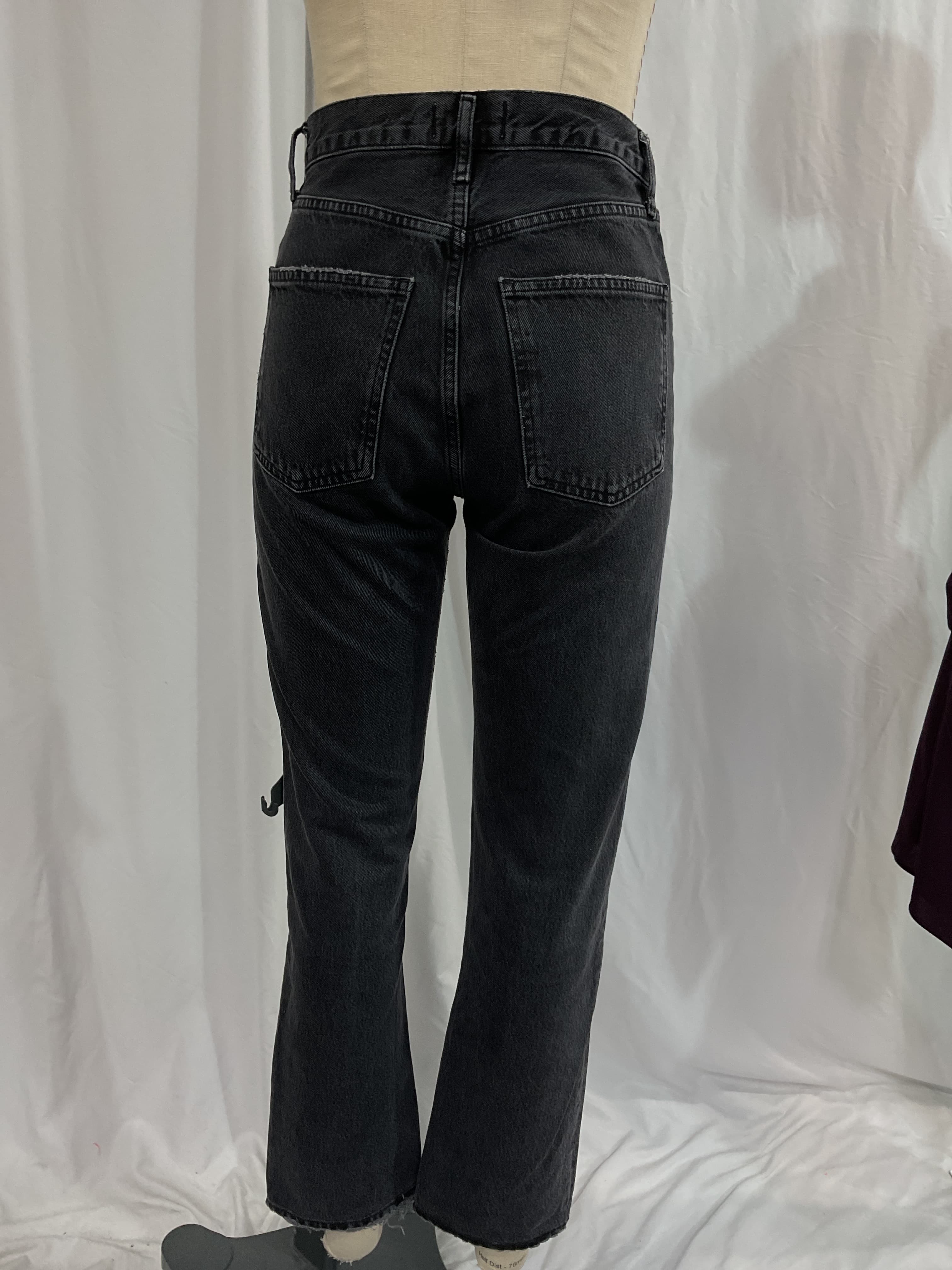 90s Pinch Waist High Rise Straight In Crushed - Image 2
