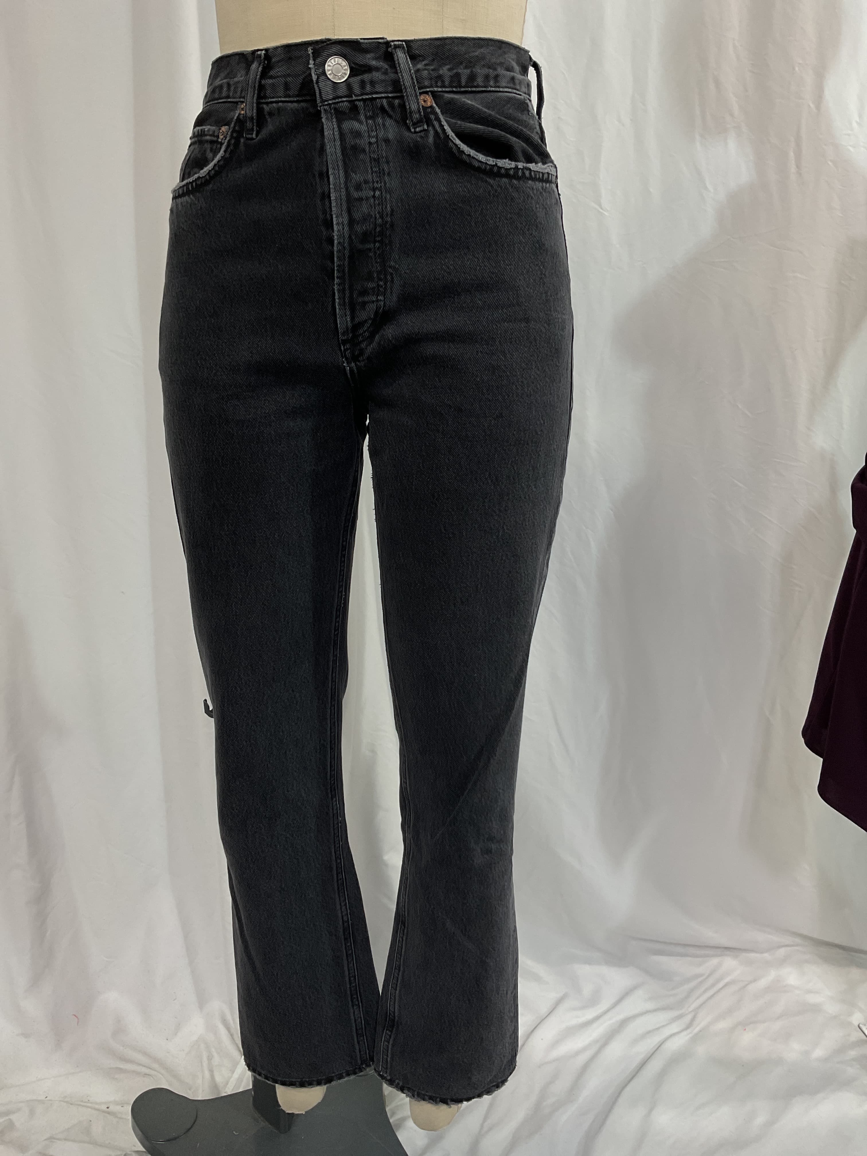 90s Pinch Waist High Rise Straight In Crushed - Image 3