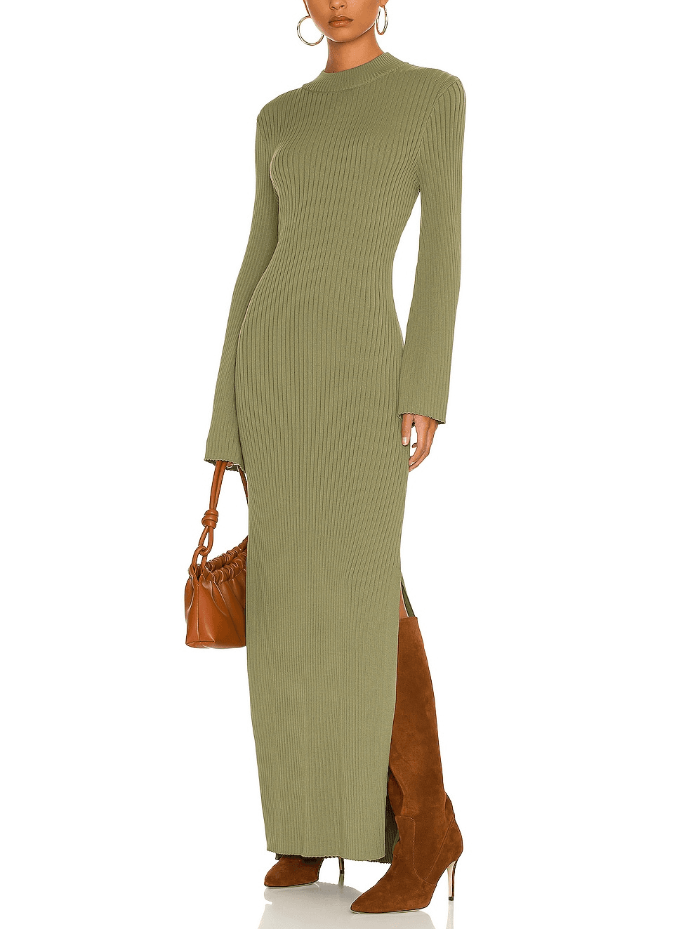 Jessica Ribbed Sweater Dress - Image 1