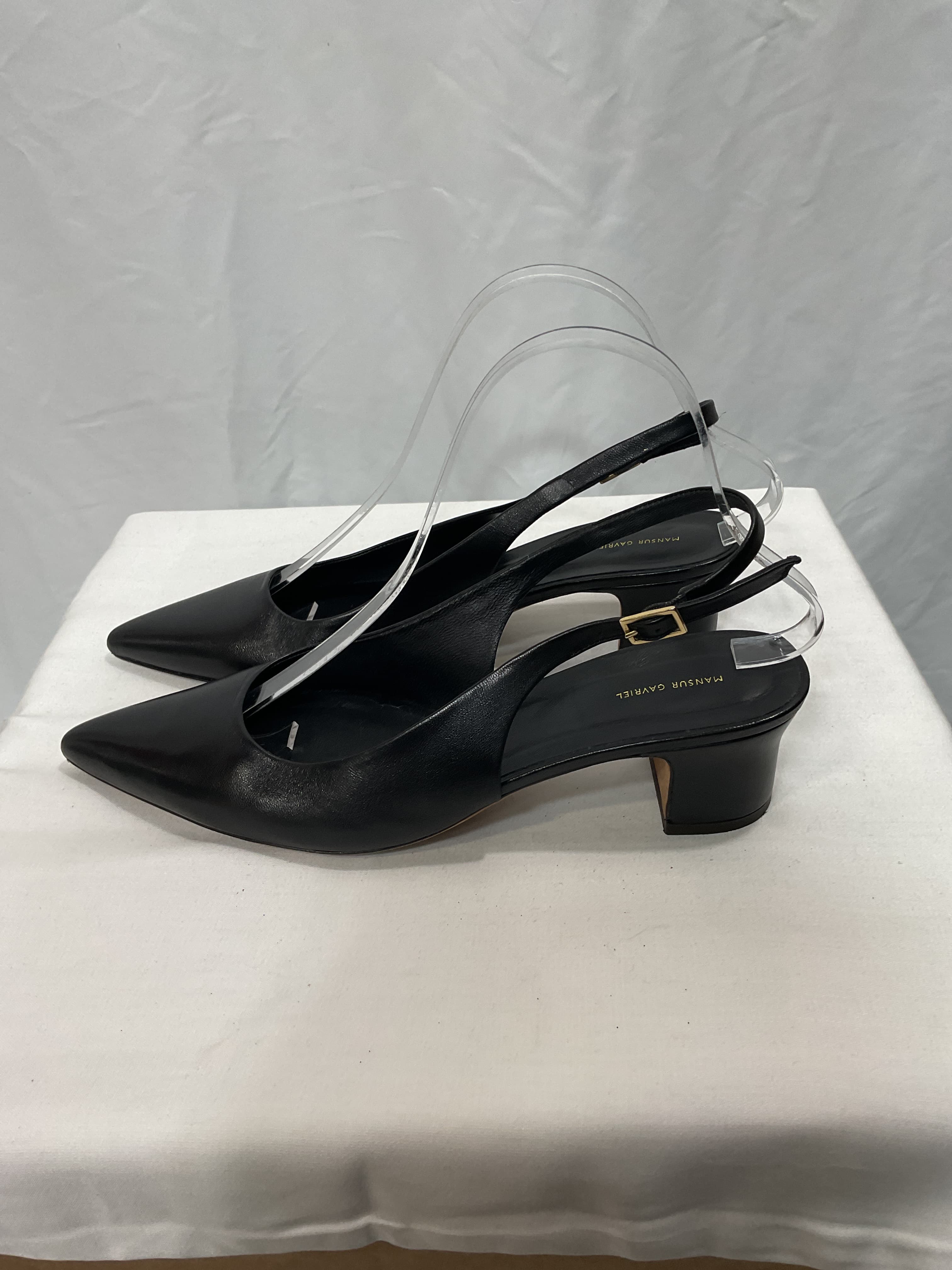Slingback Heel In Black - Image 2