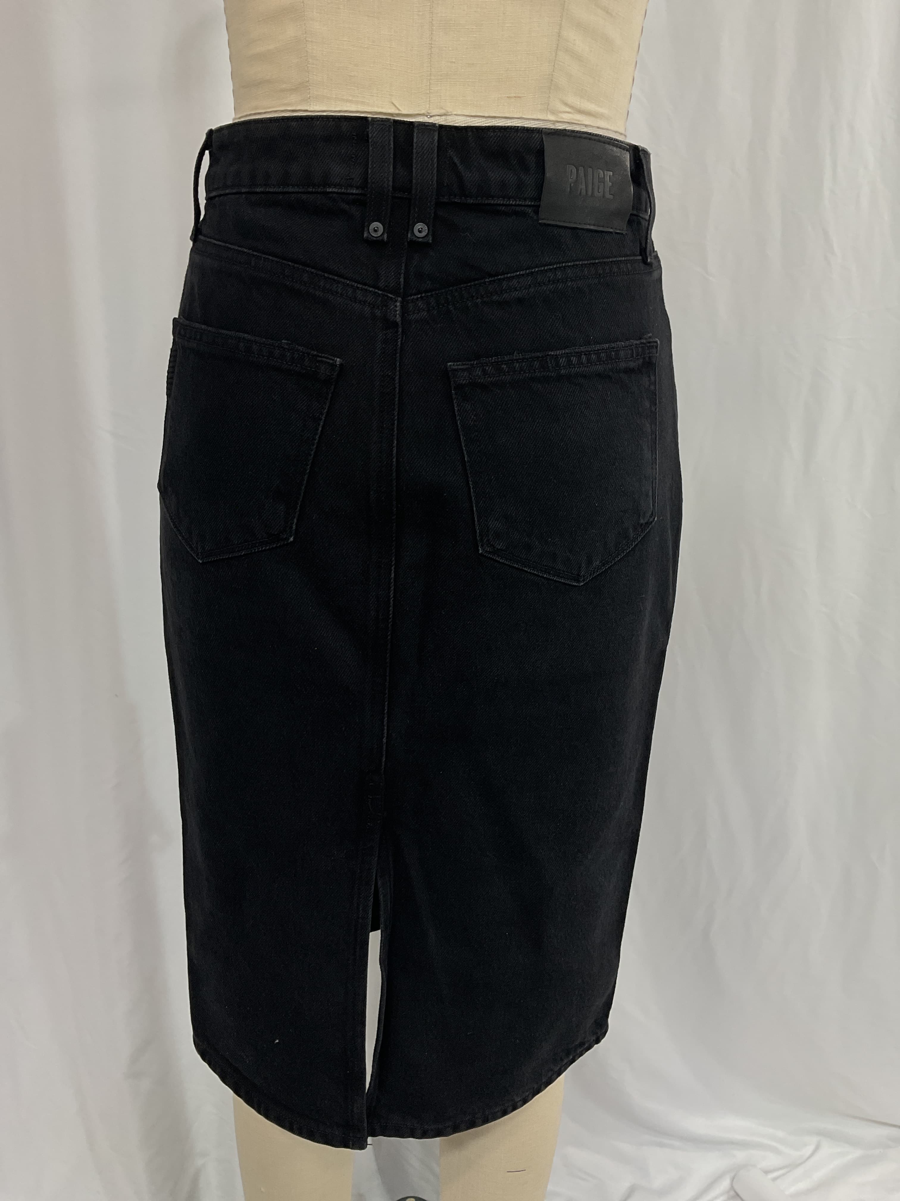 Siren Midi Skirt In Pitch Dark - Image 2