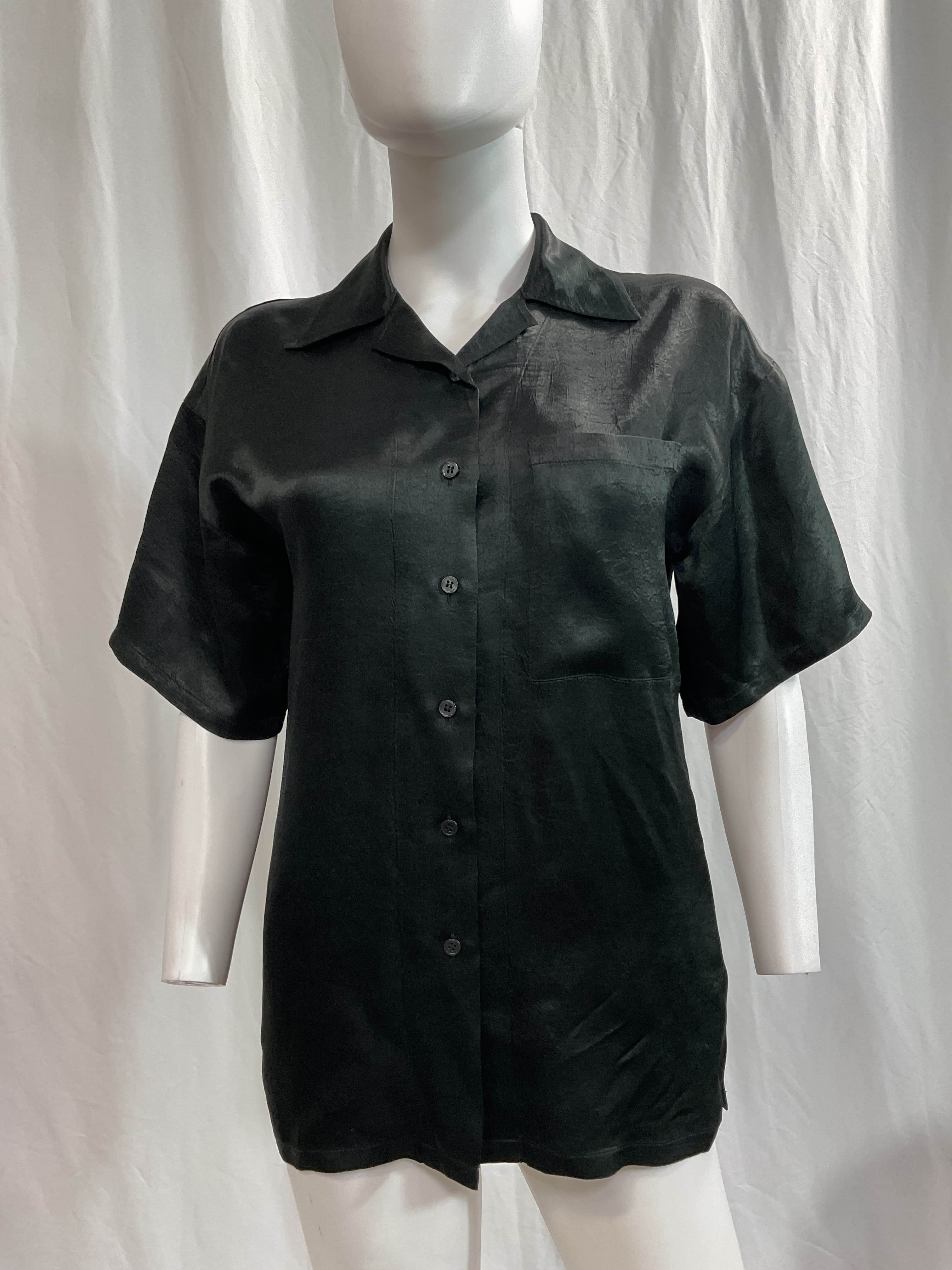 Hammered Satin Shirt - Image 4