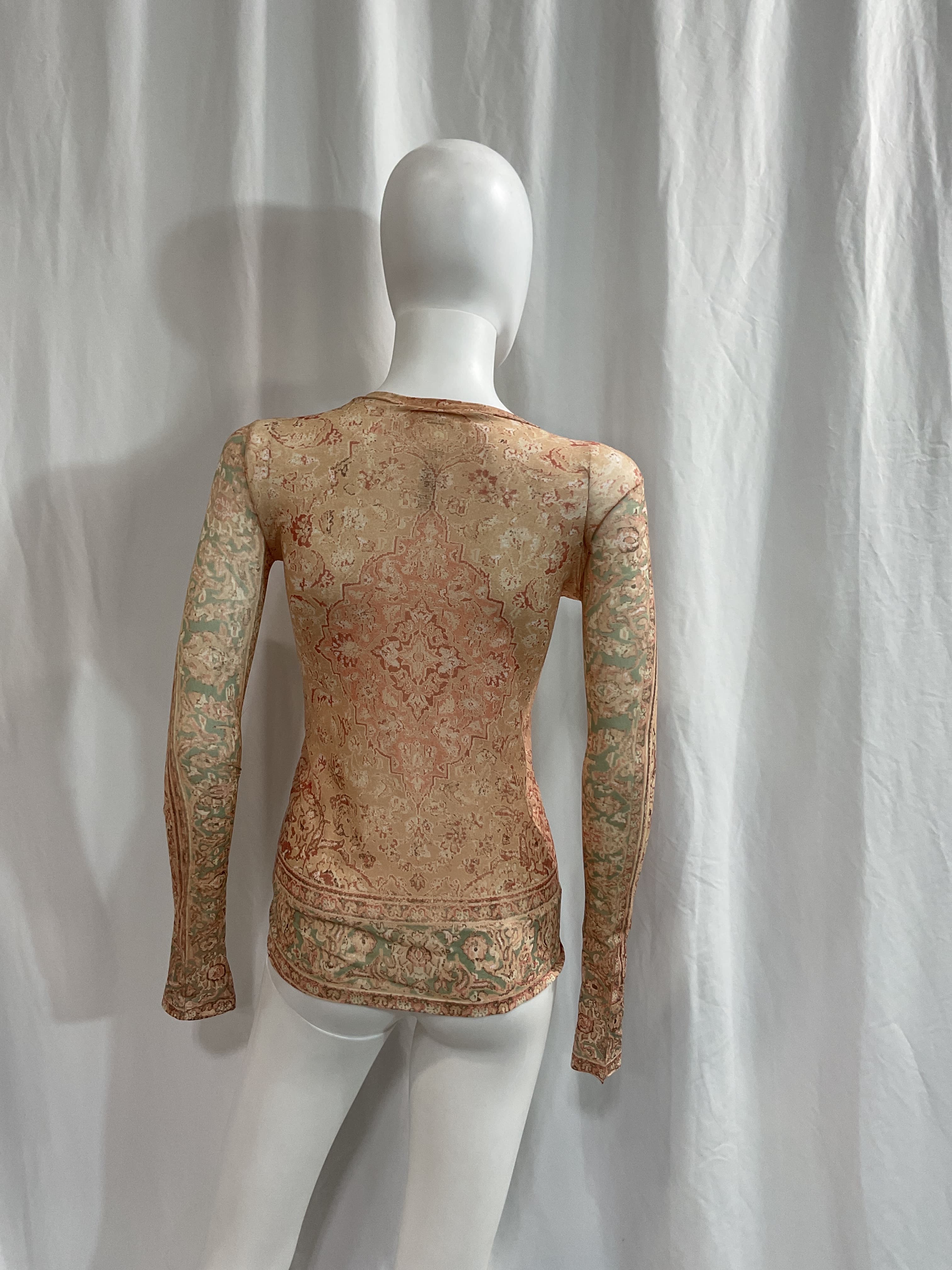 Top In Peach Orange - Image 2