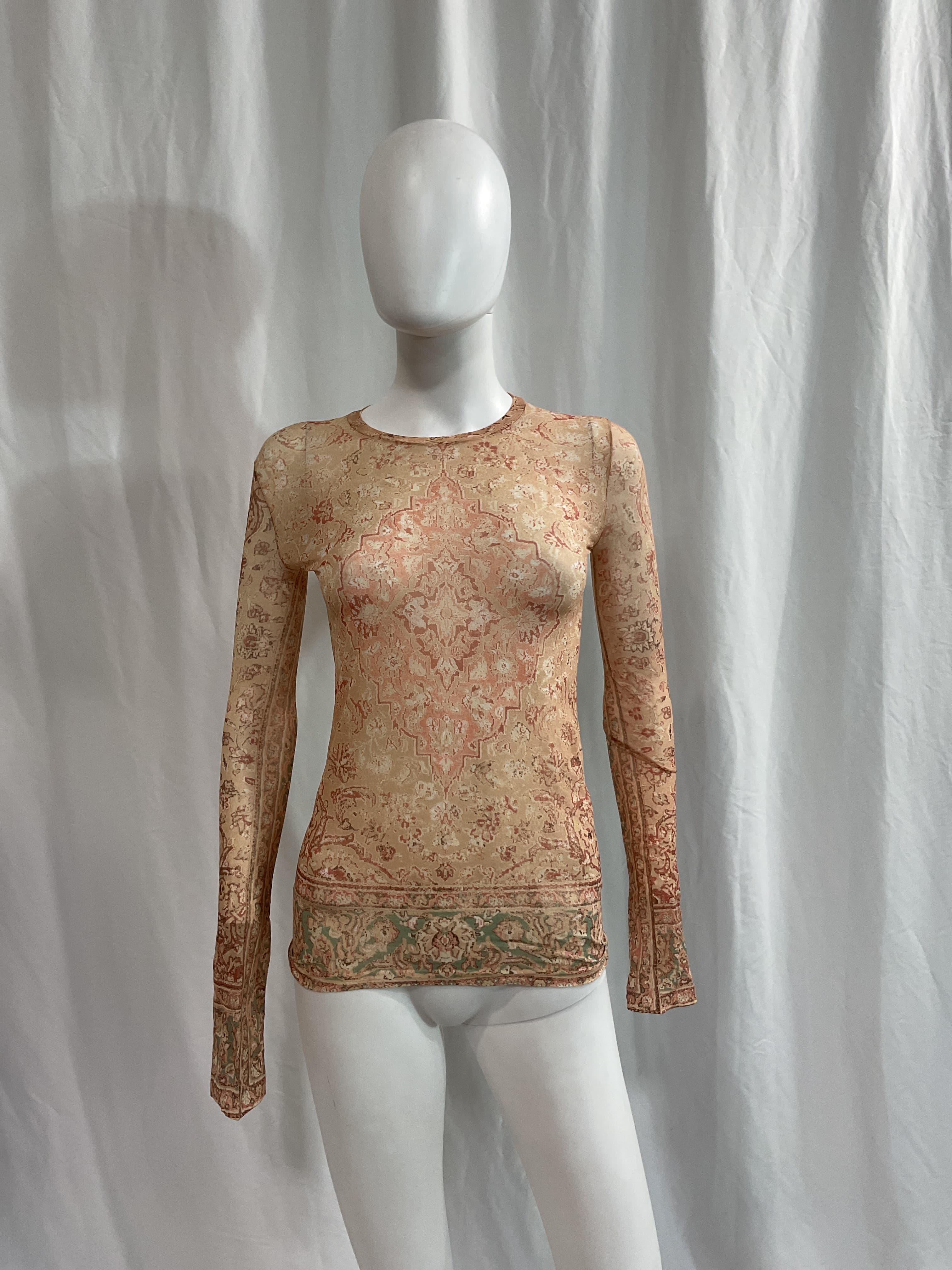 Top In Peach Orange - Image 3