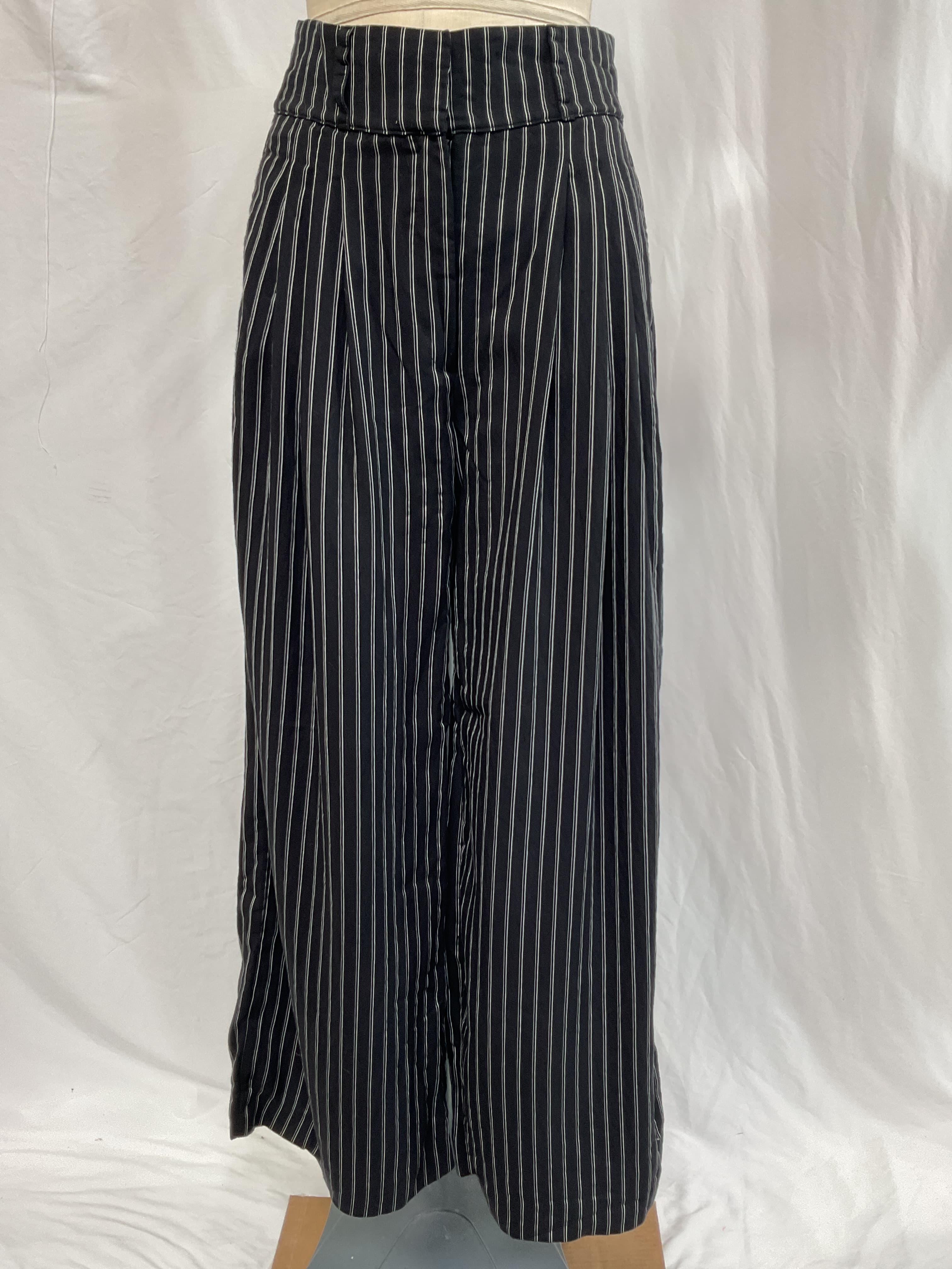 By Anthropologie Pinstripe Wide-Leg Trousers - Image 2