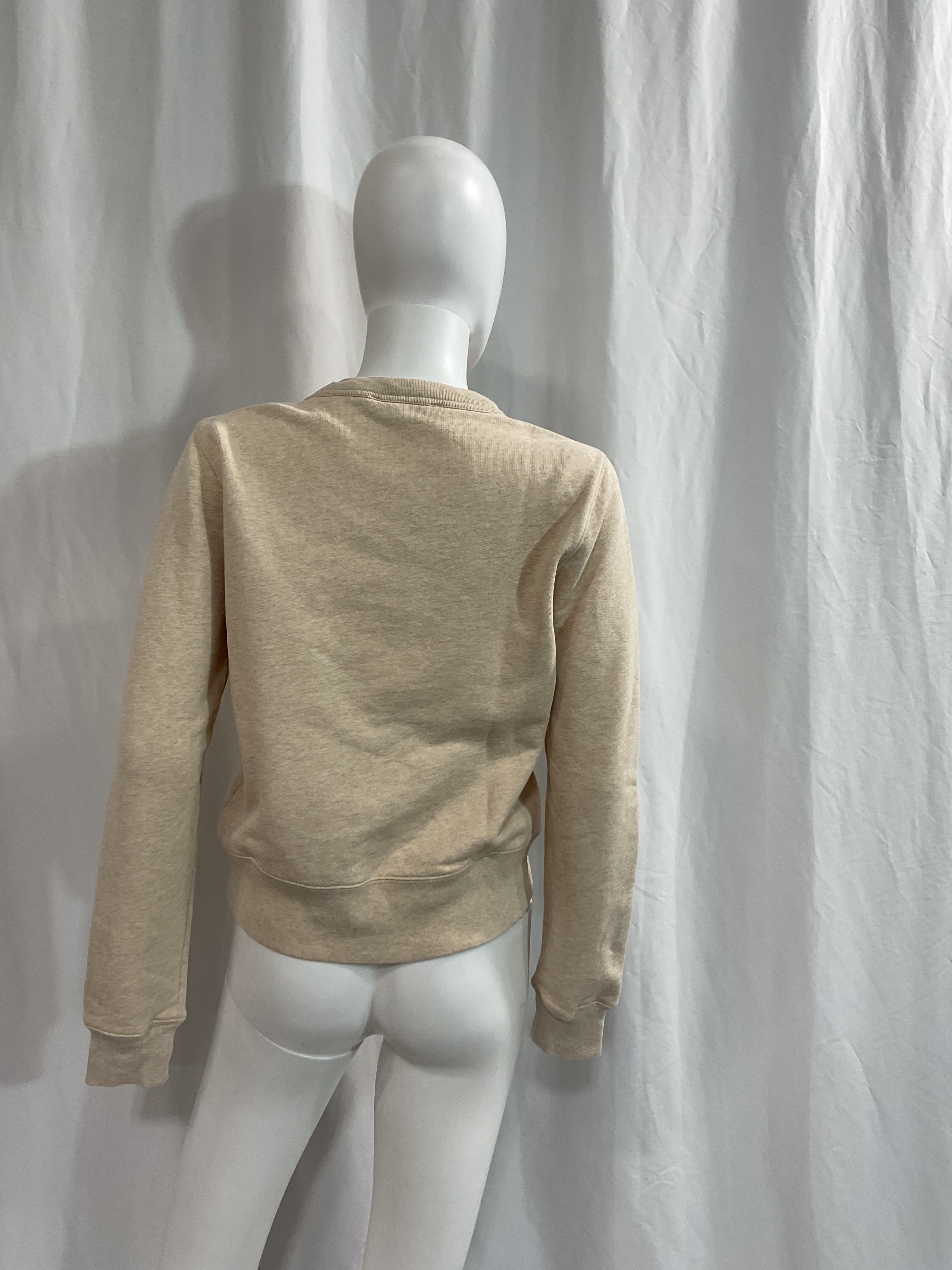 Pullover Sweater In Oatmeal Melange - Image 3