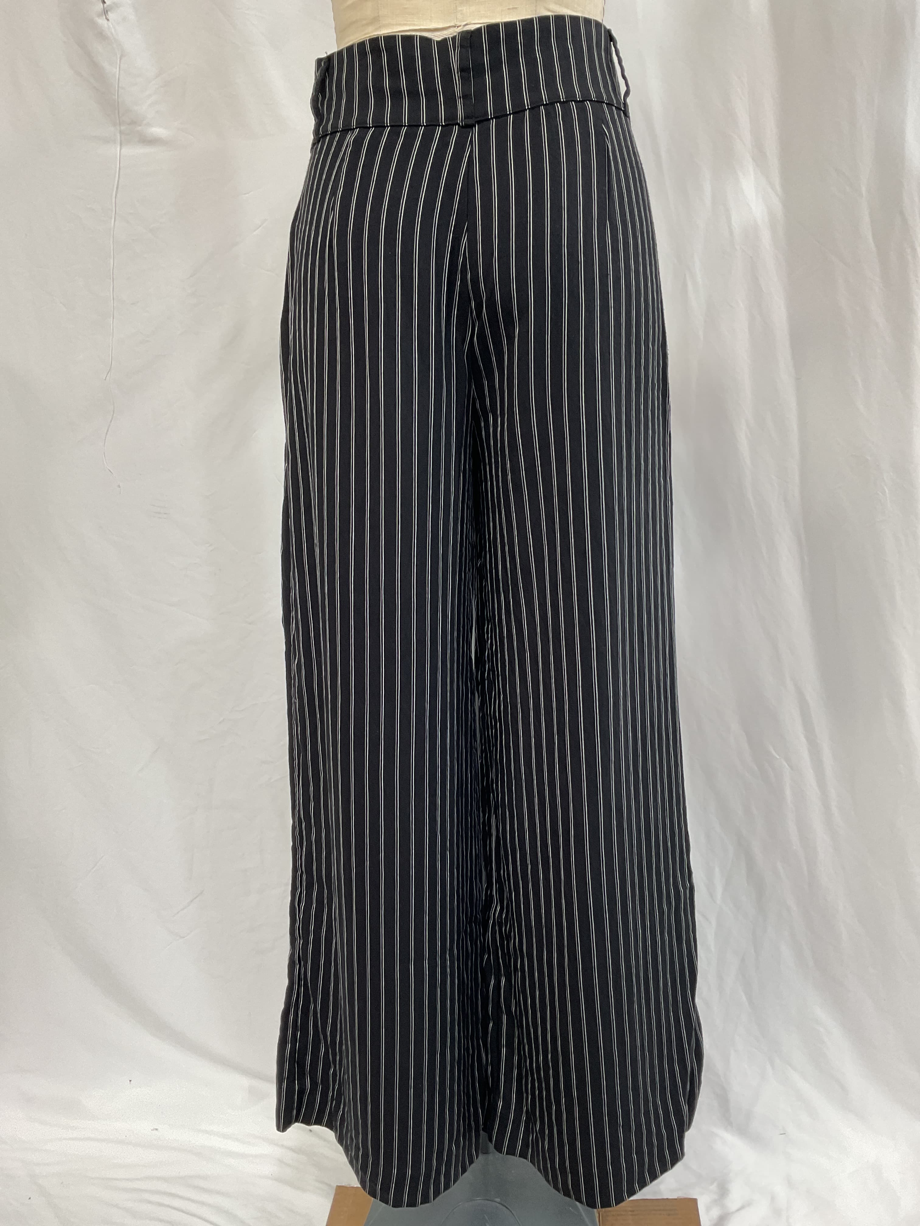 By Anthropologie Pinstripe Wide-Leg Trousers - Image 4