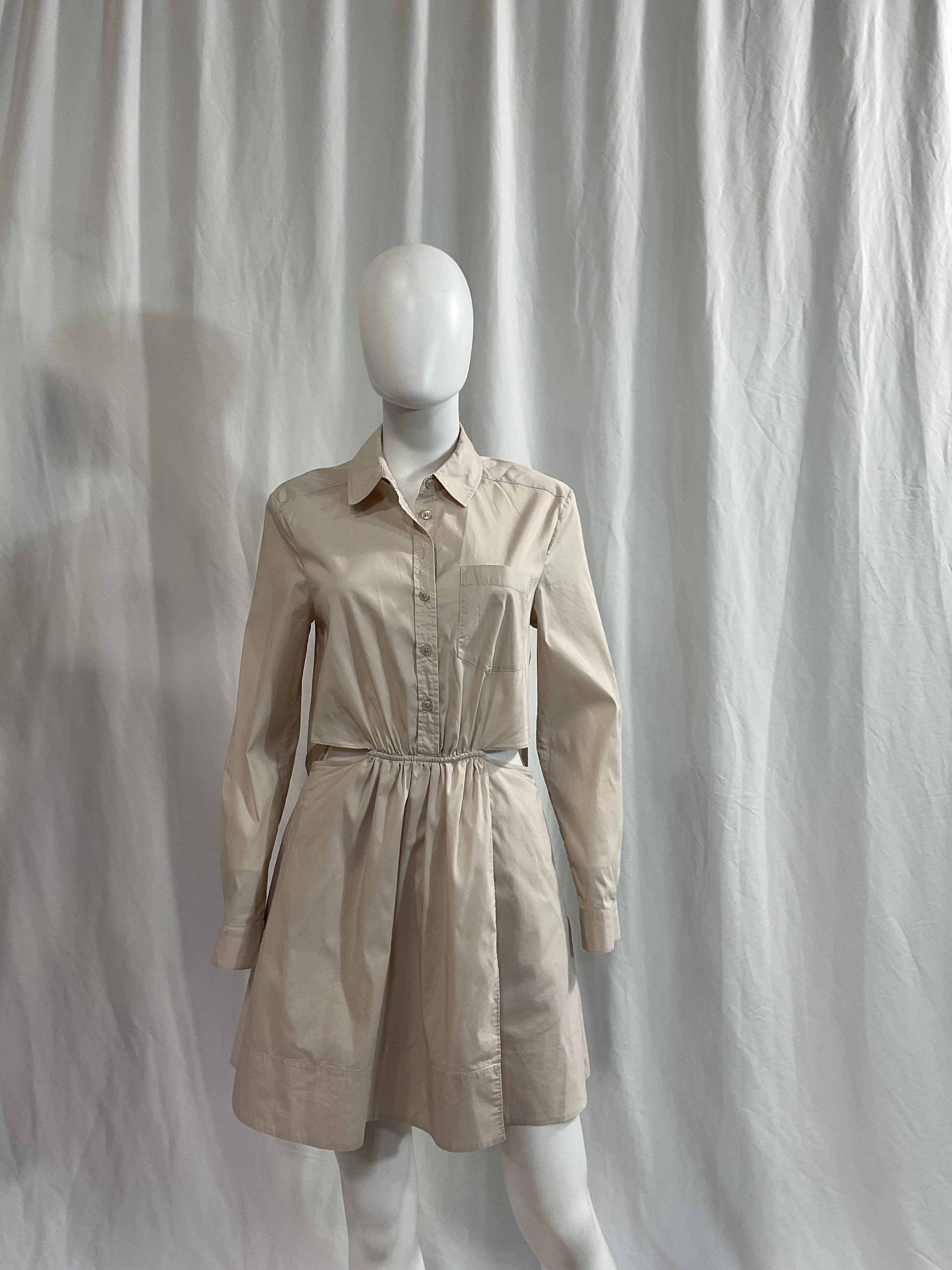 Shaelyn Mini Dress In Oyster - Image 2