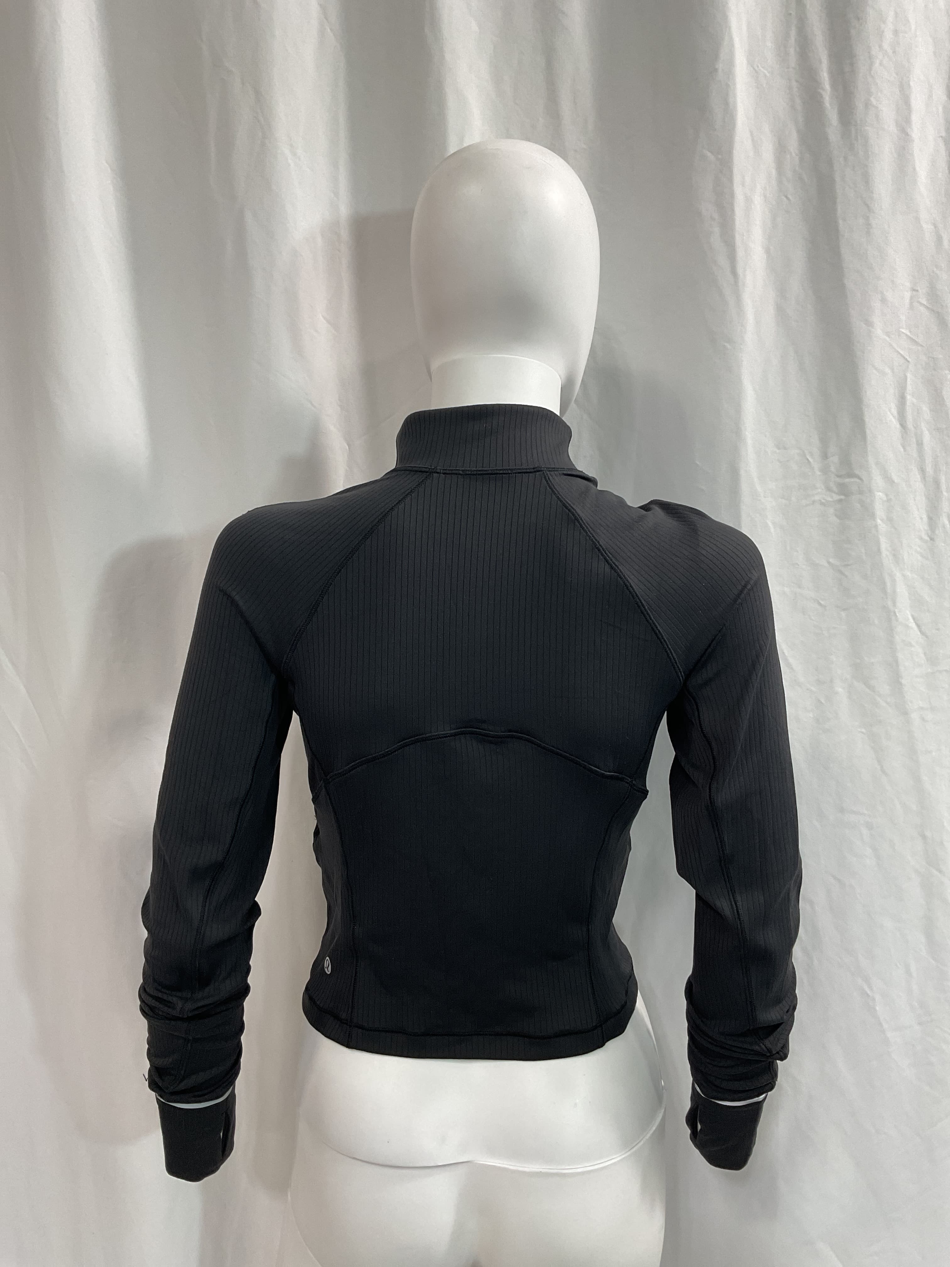 It's Rulu Run Ribbed Cropped Half Zip - Image 4