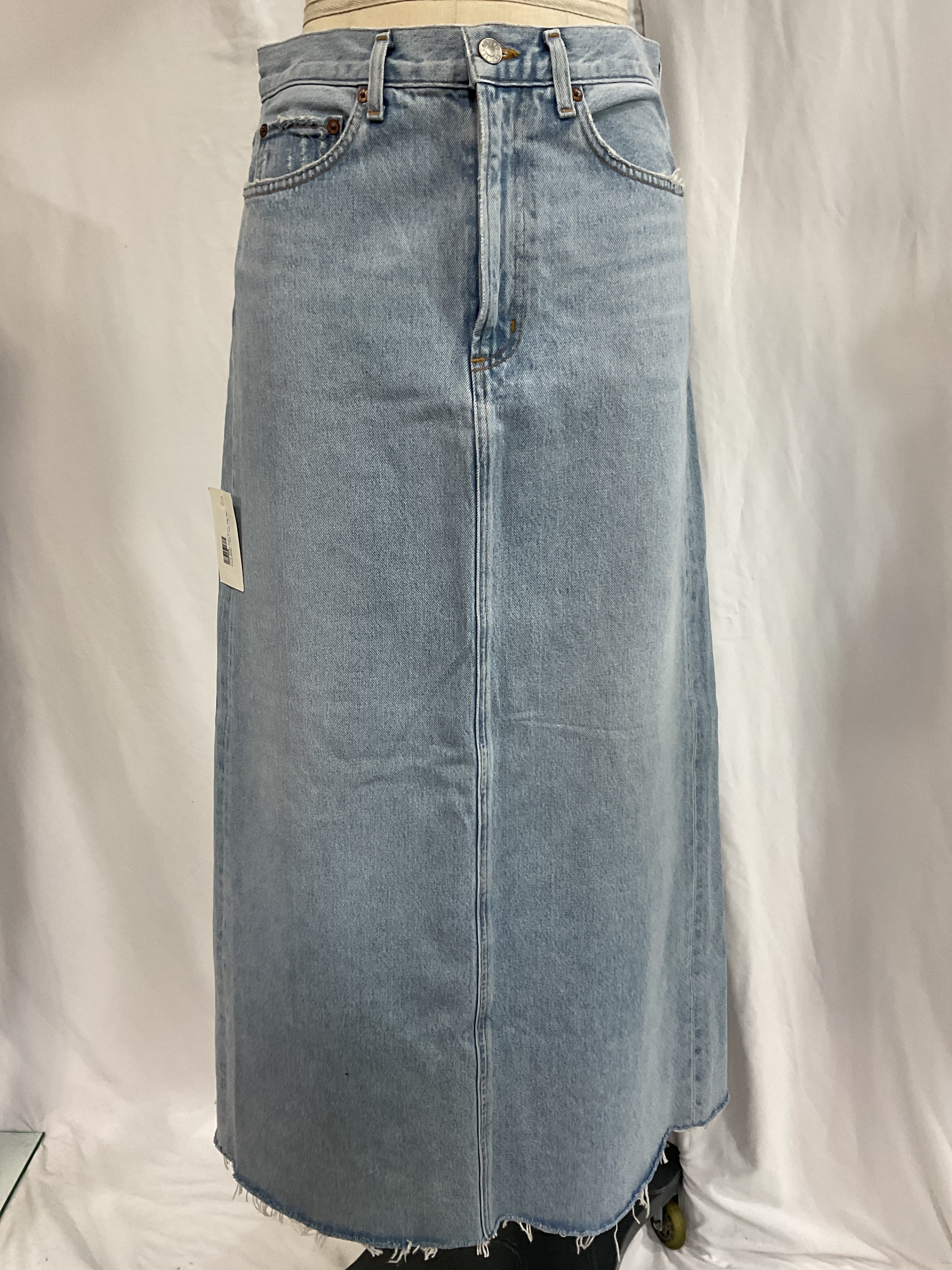 Hilla Denim Midi Skirt - Image 3