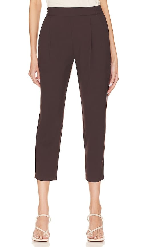 Aleida Tri Trouser In Warm Cacao Brown - Image 1
