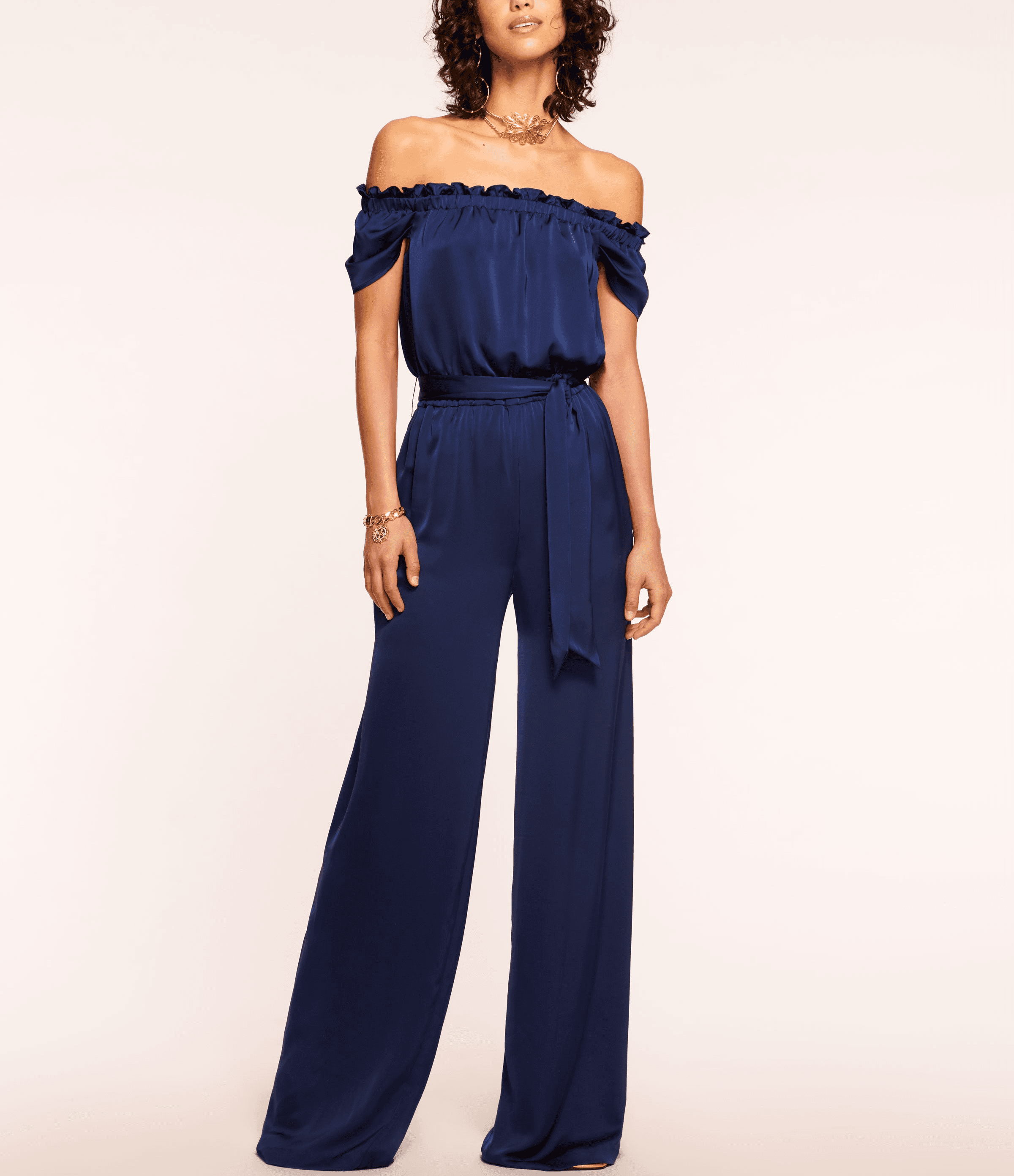 Lee Off-The-Shoulder Jumpsuit - Image 1