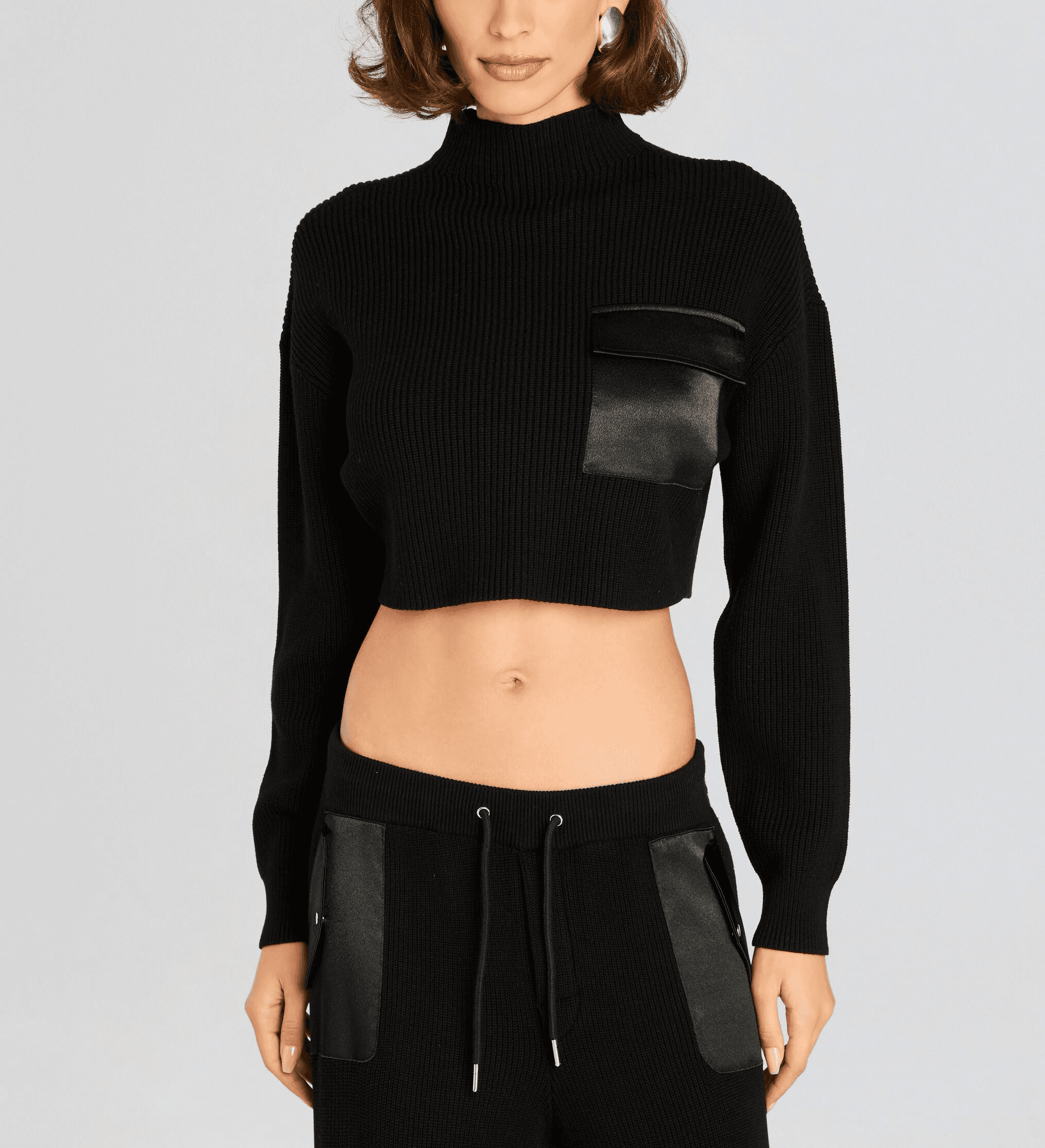 Donna Mid Cropped Sweater - Image 1