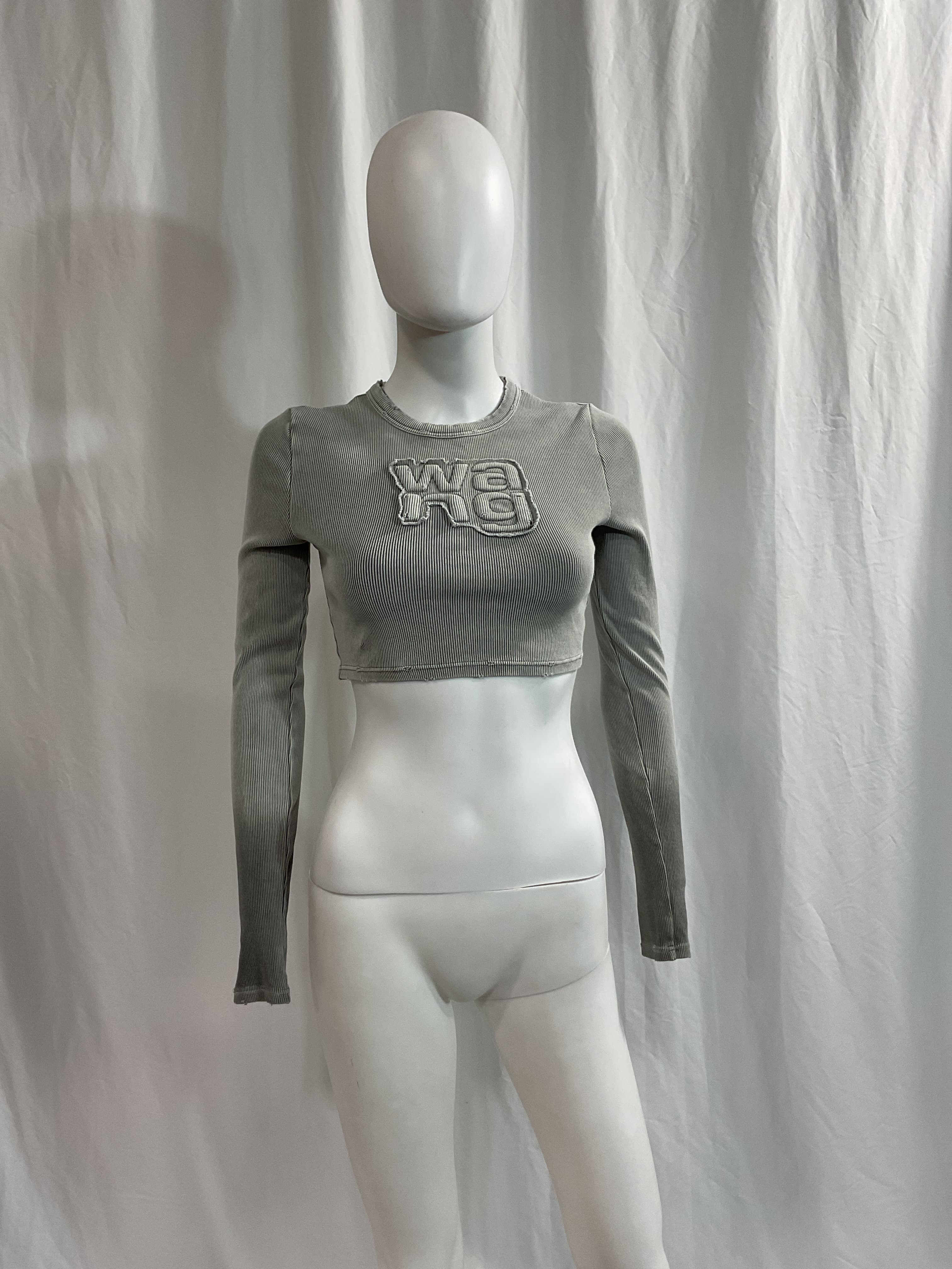 Distressed Edge Long Sleeve Tee - Image 2