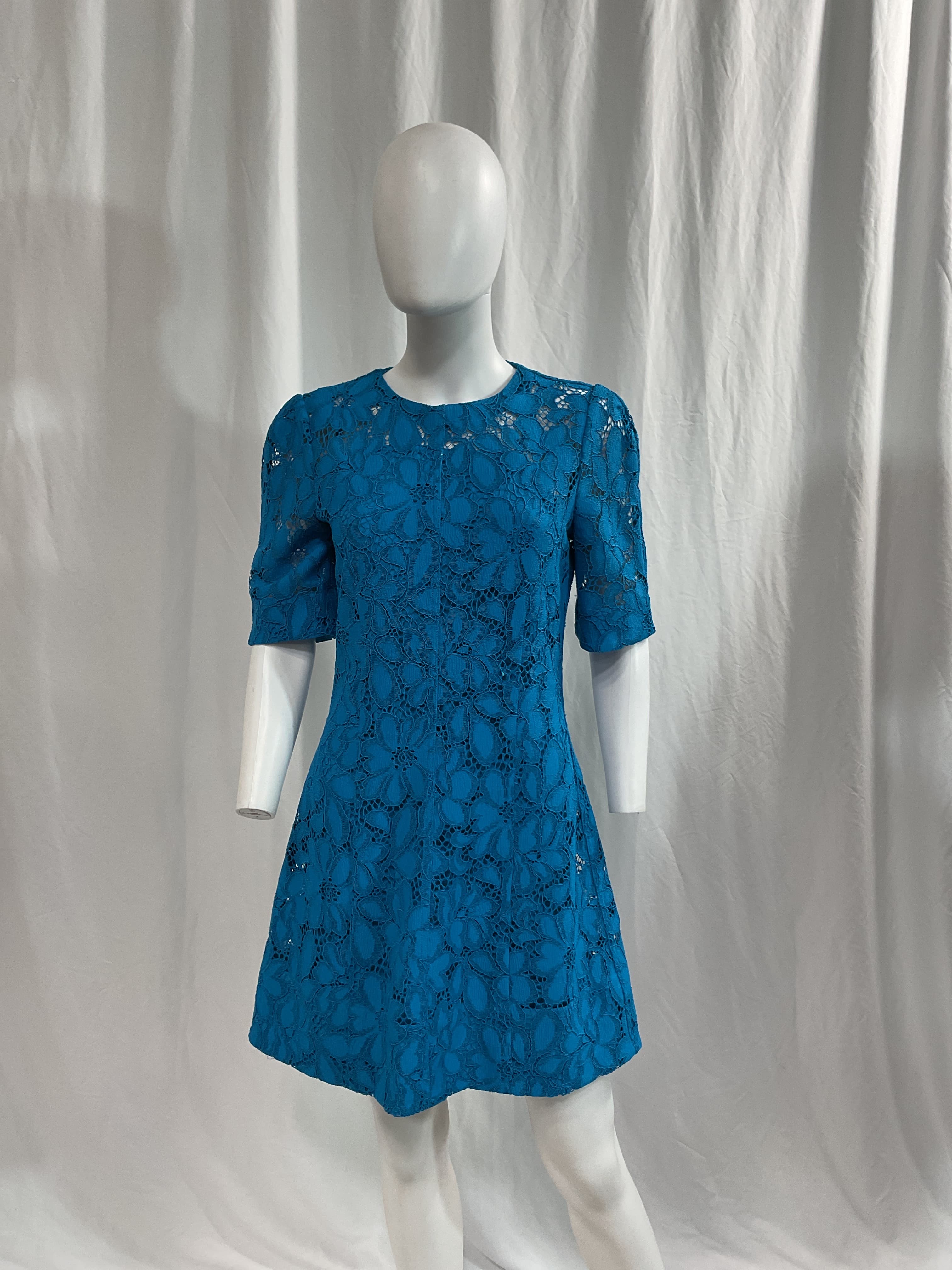 Corded Lace Mini Dress - Image 2