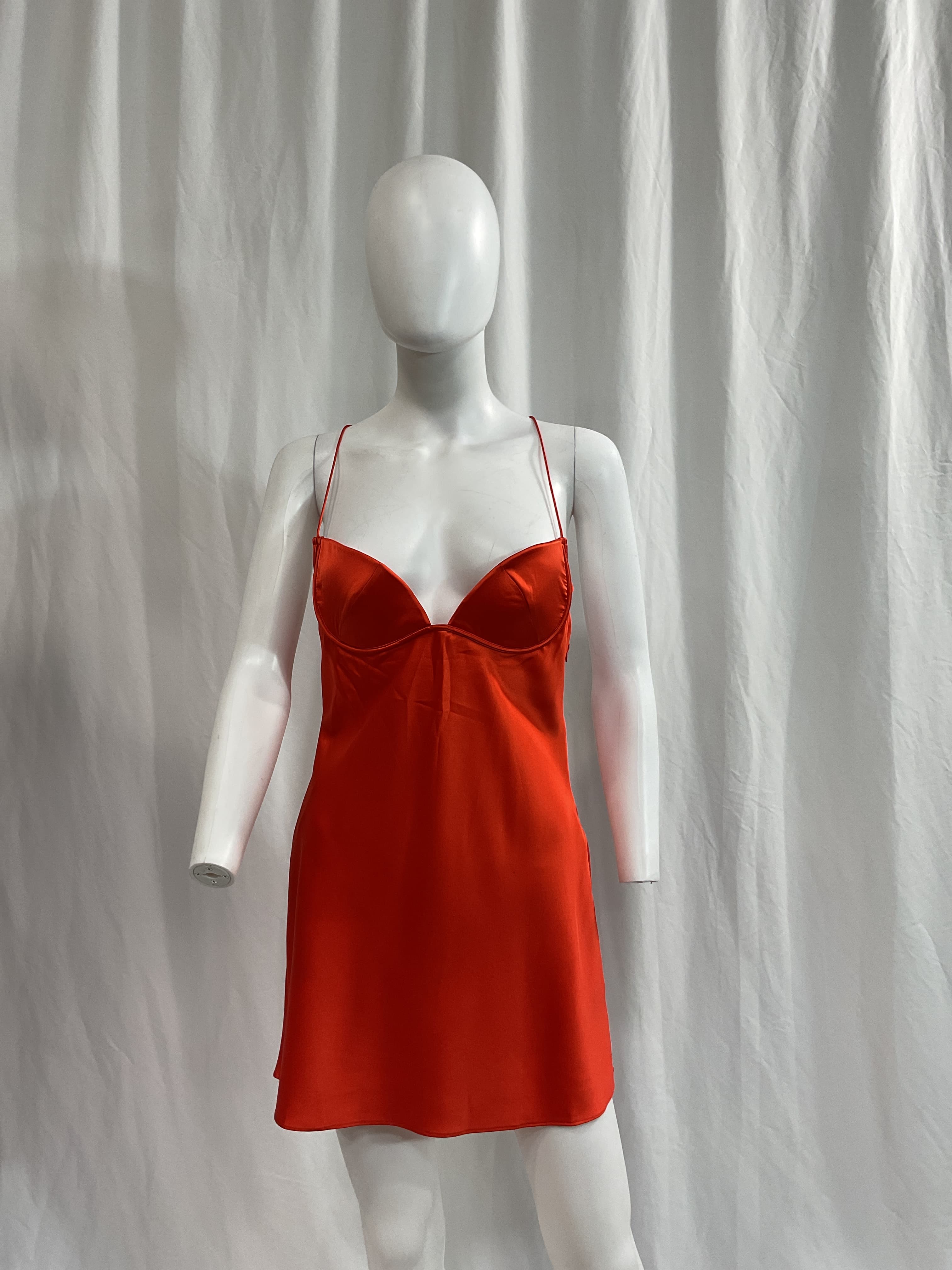 Clever Silk Mini Dress - Image 2