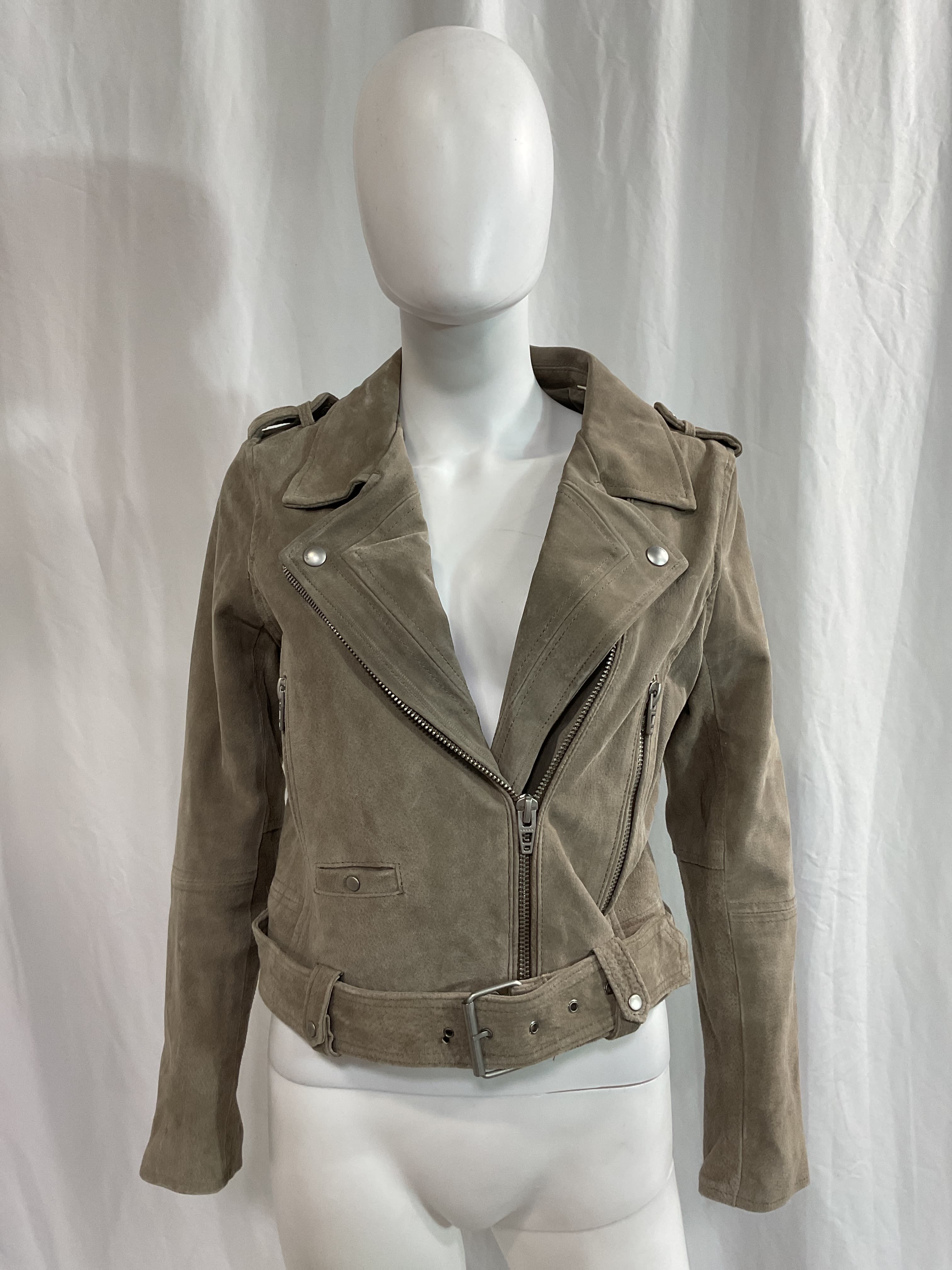 Suede Moto Jacket - Image 3