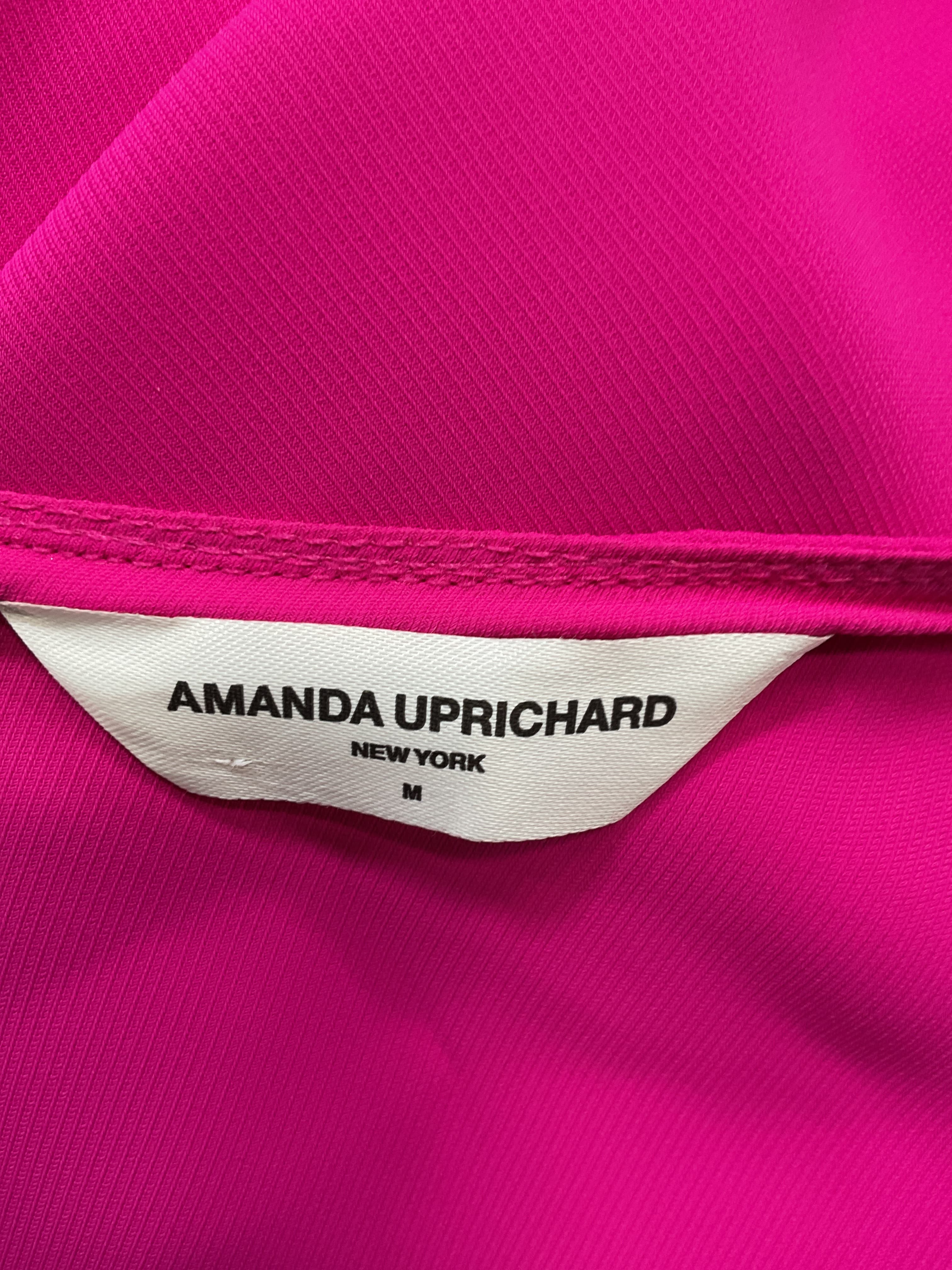 Amanda Uprichard X Revolve Long Sleeve Roma Dress In Hot Pink - Image 3